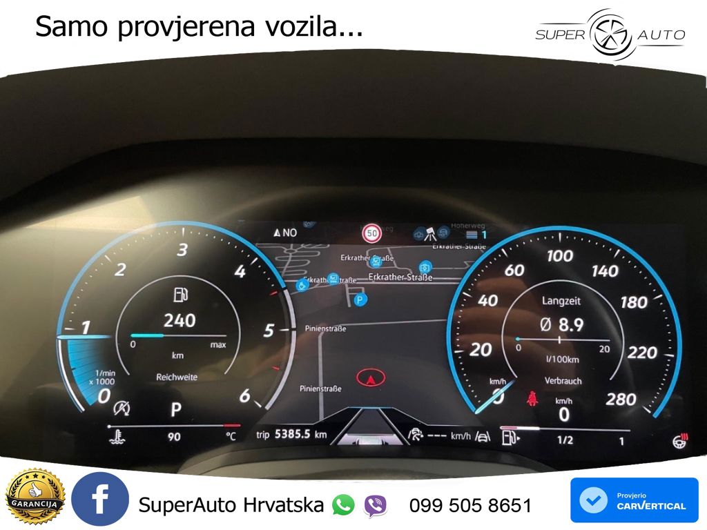 Volkswagen Touareg 3.0 V6 TDI (231 KS) 4MOTION Tiptronic ZRAČNI+ACC+GR SJED+KAM