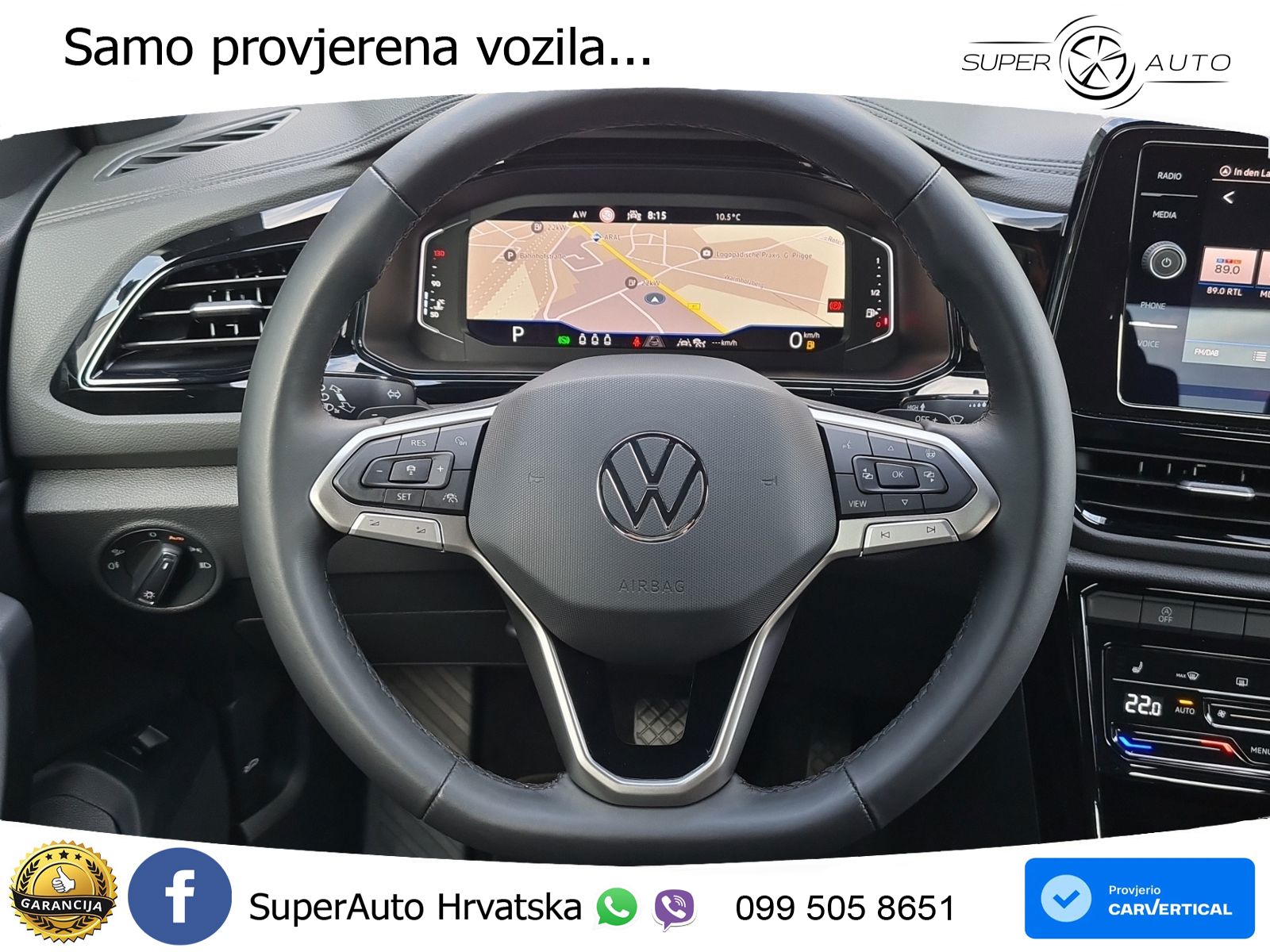 Volkswagen T-Roc 1.5 TSI (150 KS) DSG LED+GR SJED+ACC