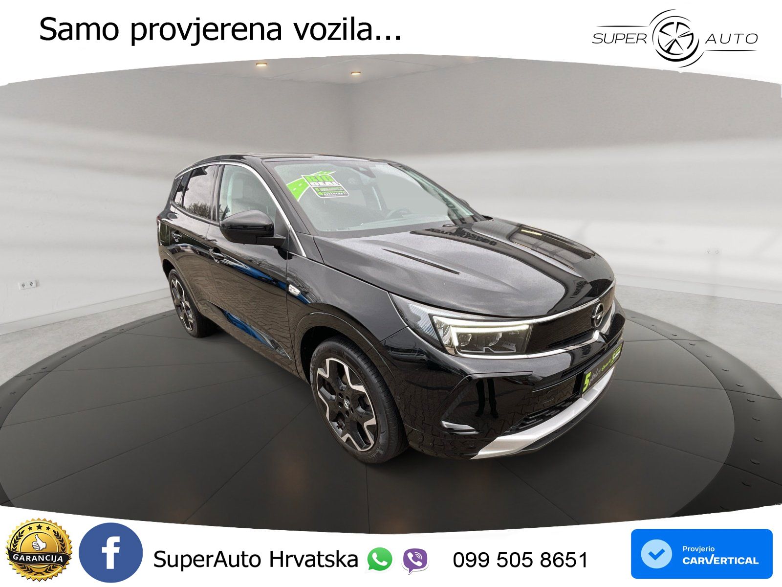 Opel Grandland 1.2i Turbo (130 KS) Automatic Elegance LED+GR SJED+ACC