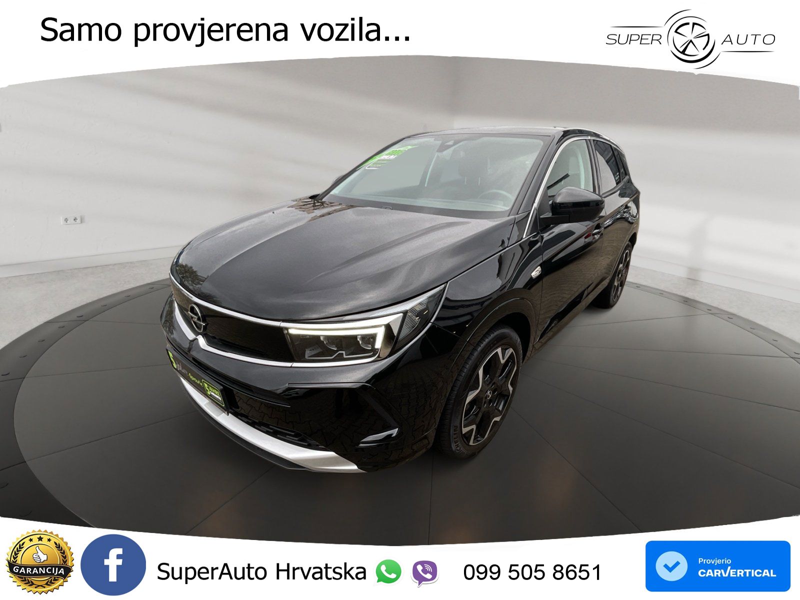 Opel Grandland 1.2i Turbo (130 KS) Automatic Elegance LED+GR SJED+ACC