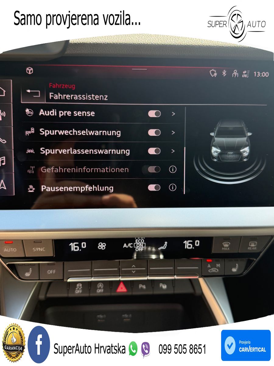 Audi A3 Limuzina 30 TDI (116 KS) advanced
