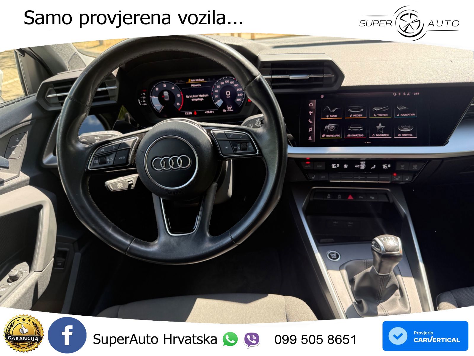Audi A3 Limuzina 30 TDI (116 KS) advanced