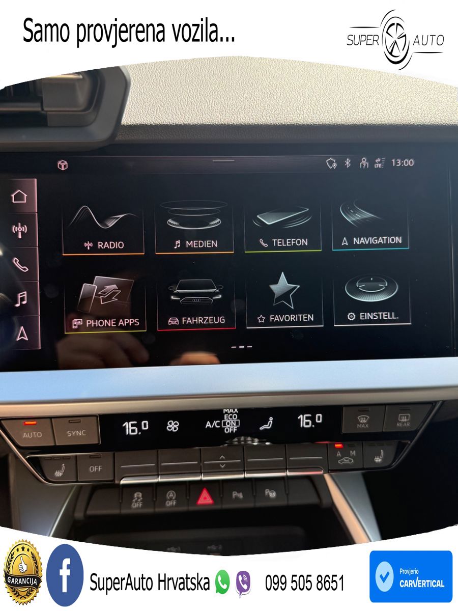Audi A3 Limuzina 30 TDI (116 KS) advanced
