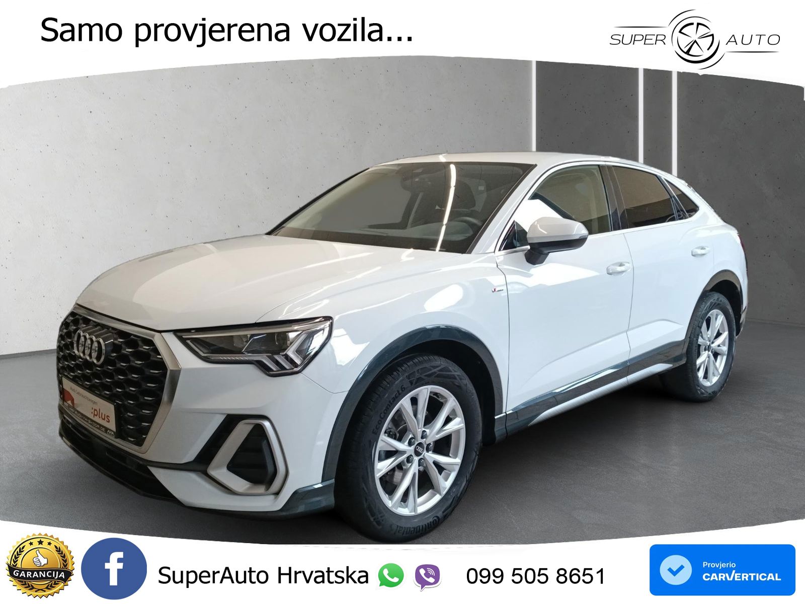 Audi Q3 III Sportback 1.5 TFSI (150 KS) S tronic S line LED+GR SJED+ACC