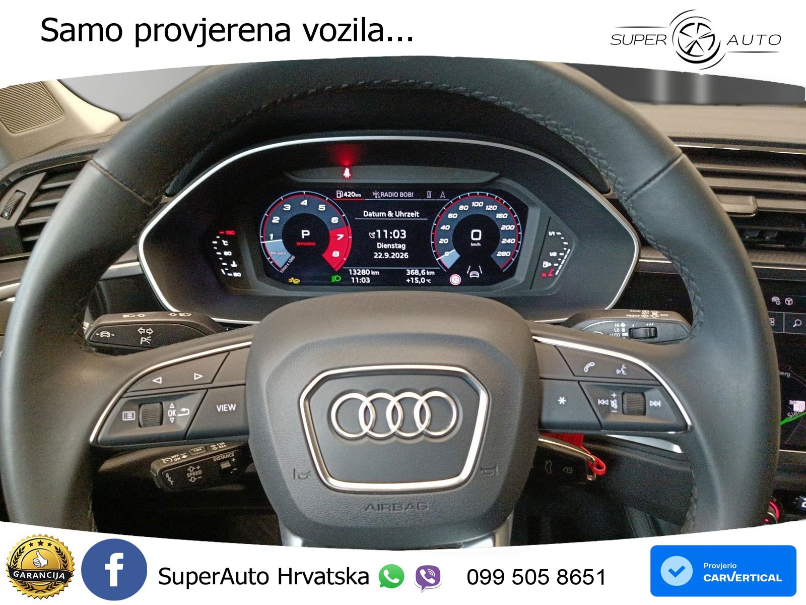Audi Q3 III Sportback 1.5 TFSI (150 KS) S tronic S line LED+GR SJED+ACC