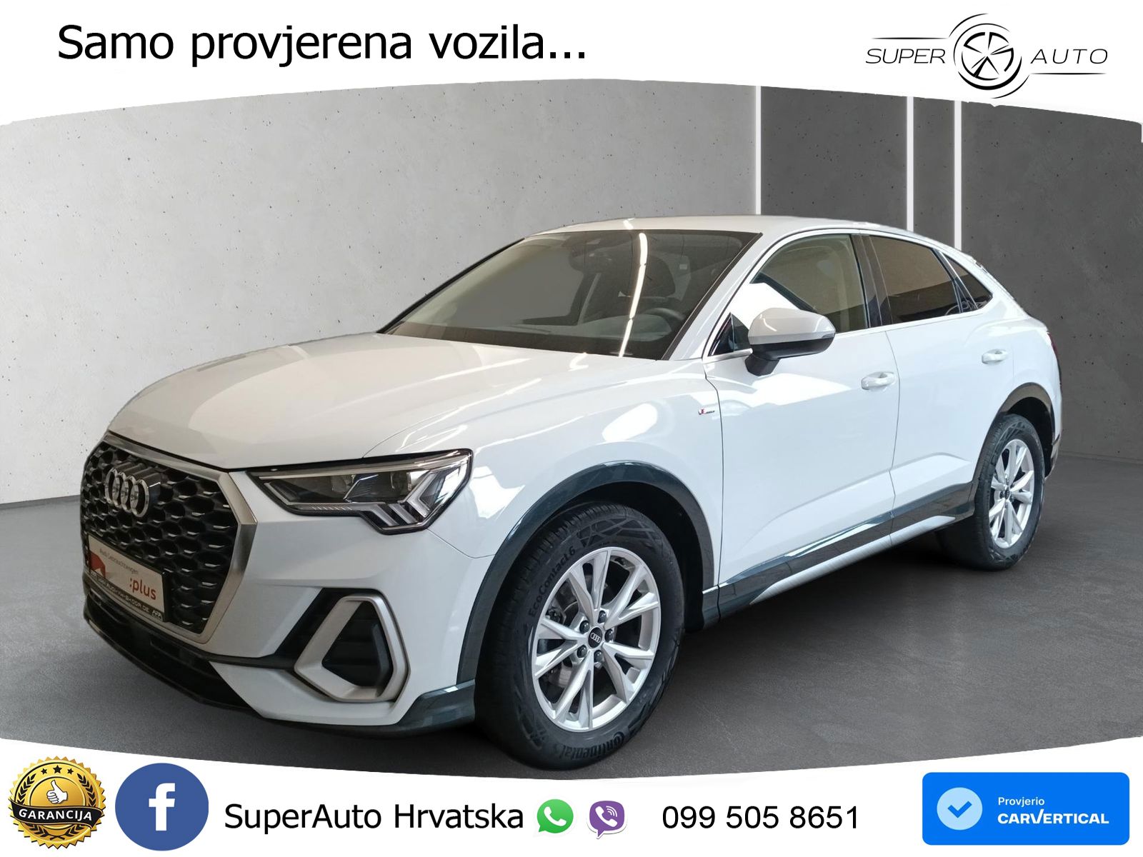 Audi Q3 III Sportback 1.5 TFSI (150 KS) S tronic S line LED+GR SJED+ACC