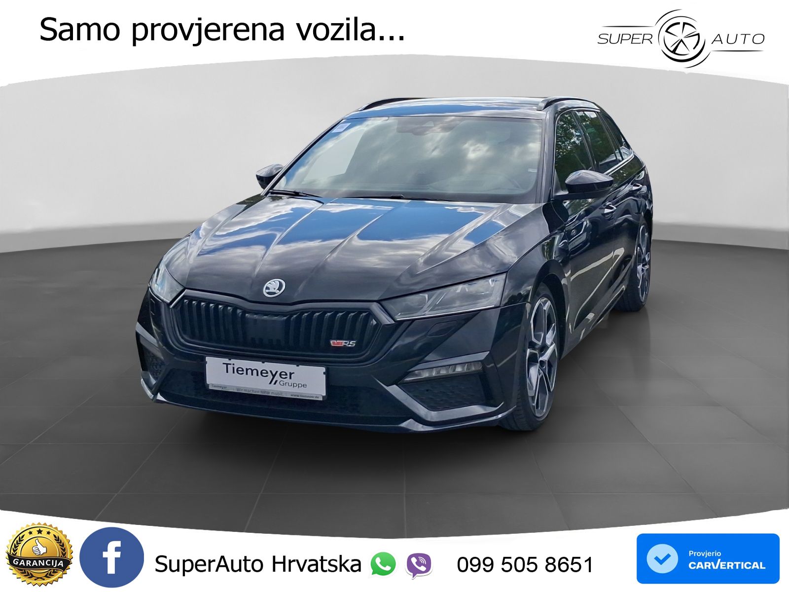 Škoda Octavia Combi RS 2.0 TDI (200 KS) DSG MATRIX+GR SJED+KAM