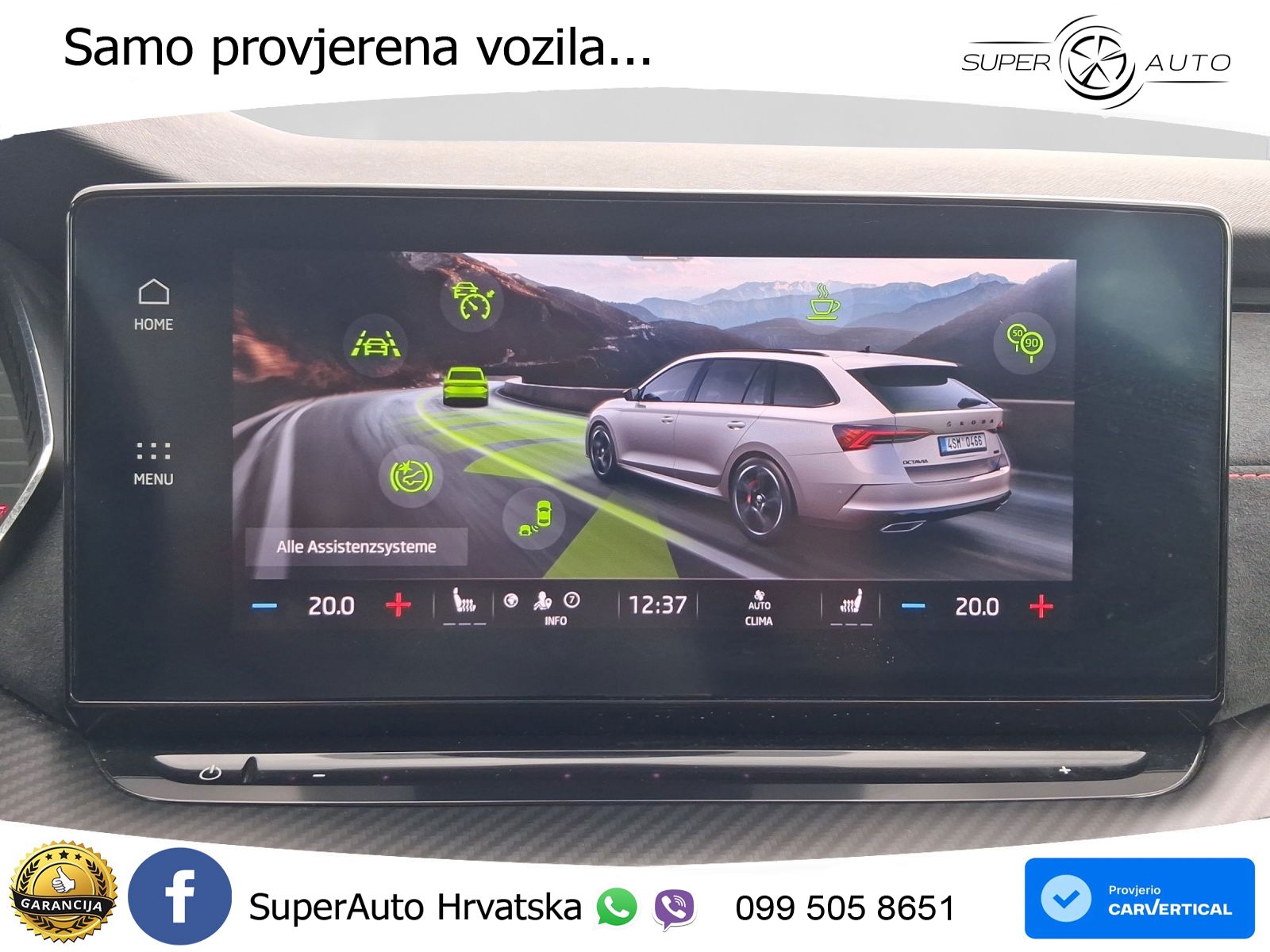 Škoda Octavia Combi RS 2.0 TDI (200 KS) DSG MATRIX+GR SJED+KAM