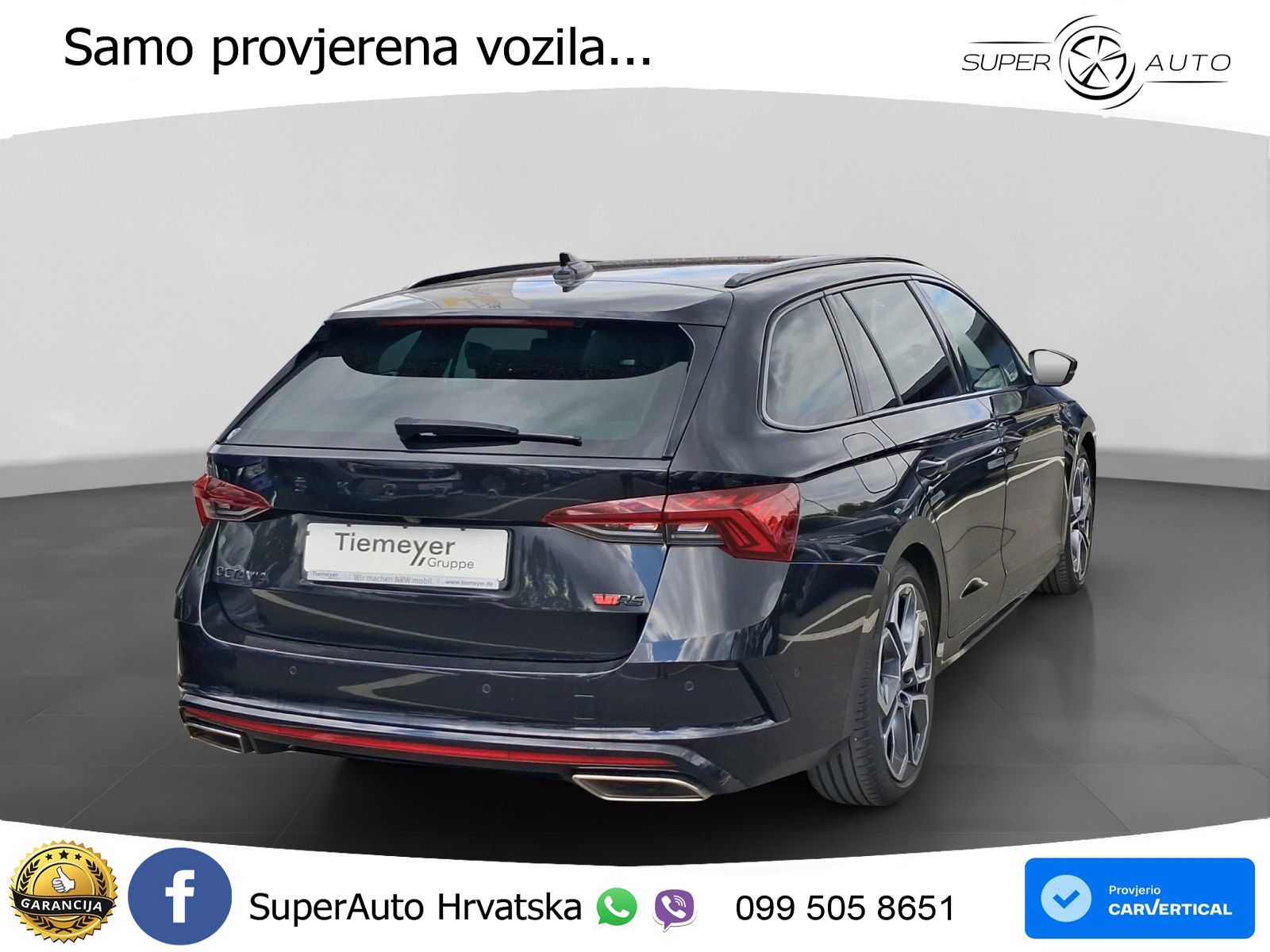 Škoda Octavia Combi RS 2.0 TDI (200 KS) DSG MATRIX+GR SJED+KAM