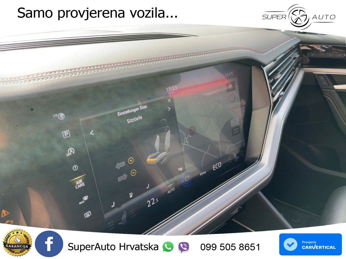 Volkswagen Touareg 3.0 V6 TDI (286 KS) 4MOTION Tiptronic ZRAČNI+ACC+GR SJED+KAM+PANO