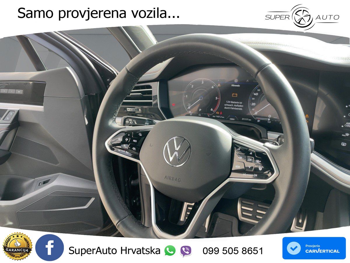 Volkswagen Touareg 3.0 V6 TDI (286 KS) 4MOTION Tiptronic ZRAČNI+ACC+GR SJED+KAM+PANO