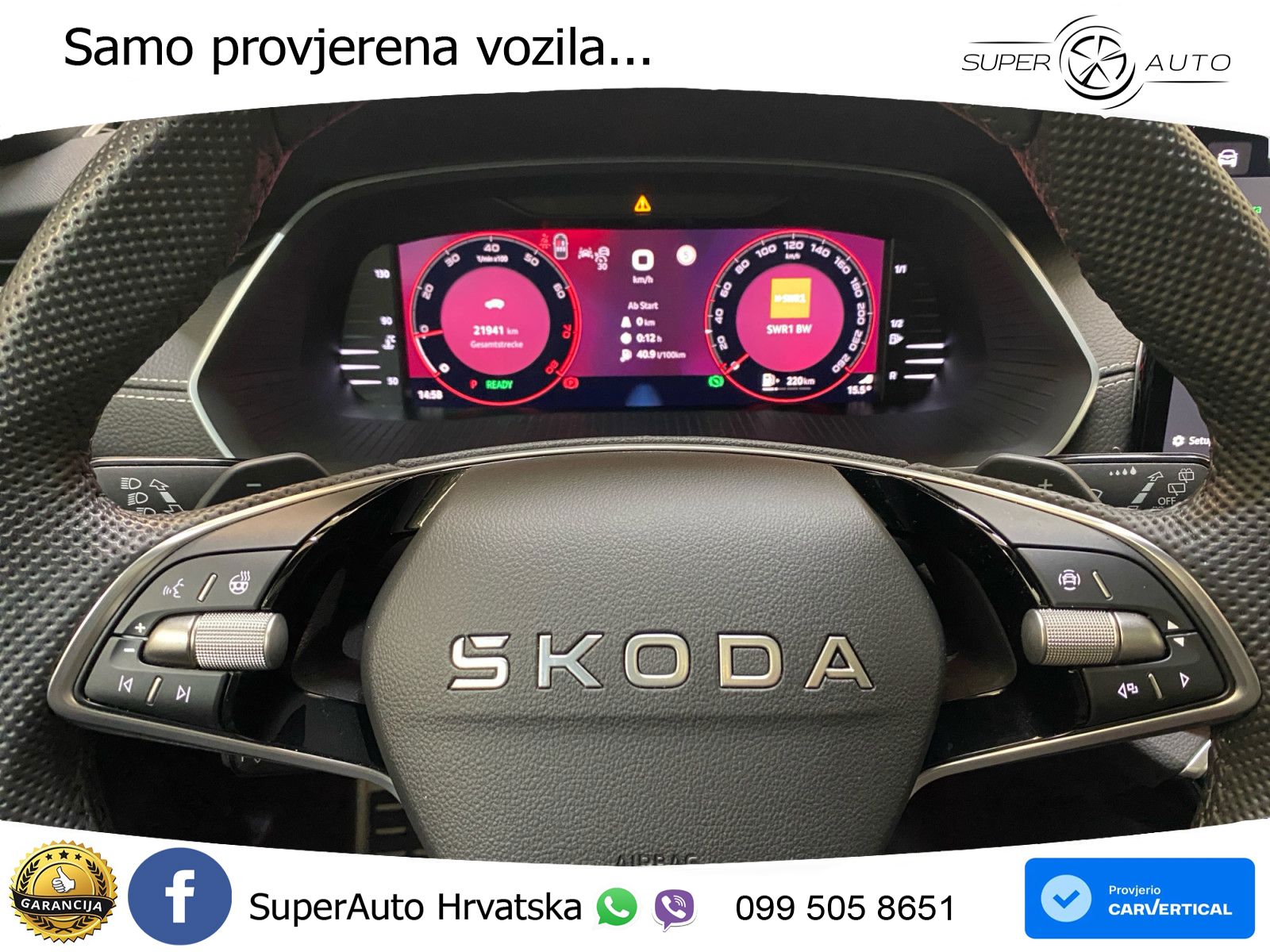 Škoda Octavia Combi 1.5 TSI (150 KS) DSG SportLine LED+GR SJED+ACC