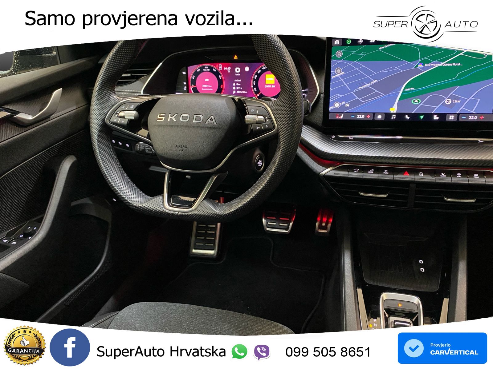 Škoda Octavia Combi 1.5 TSI (150 KS) DSG SportLine LED+GR SJED+ACC