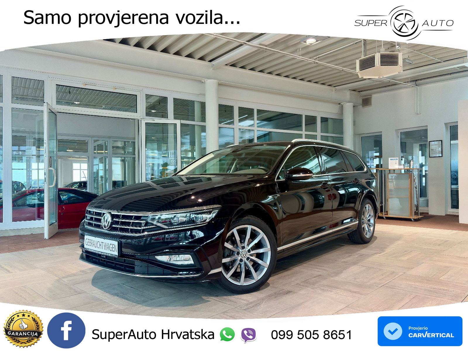 Volkswagen Passat Variant 2.0 TDI (190 KS) DSG R-Line LED+GR SJED+ACC
