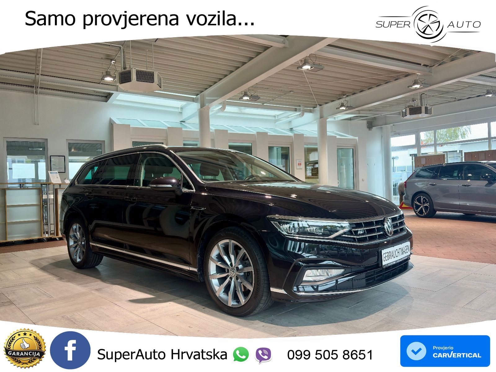 Volkswagen Passat Variant 2.0 TDI (190 KS) DSG R-Line LED+GR SJED+ACC