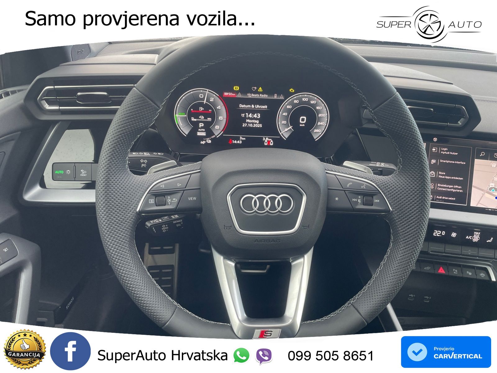 Audi A3 45 TFSIe (272 KS) S tronic S line LED+GR SJED+ACC