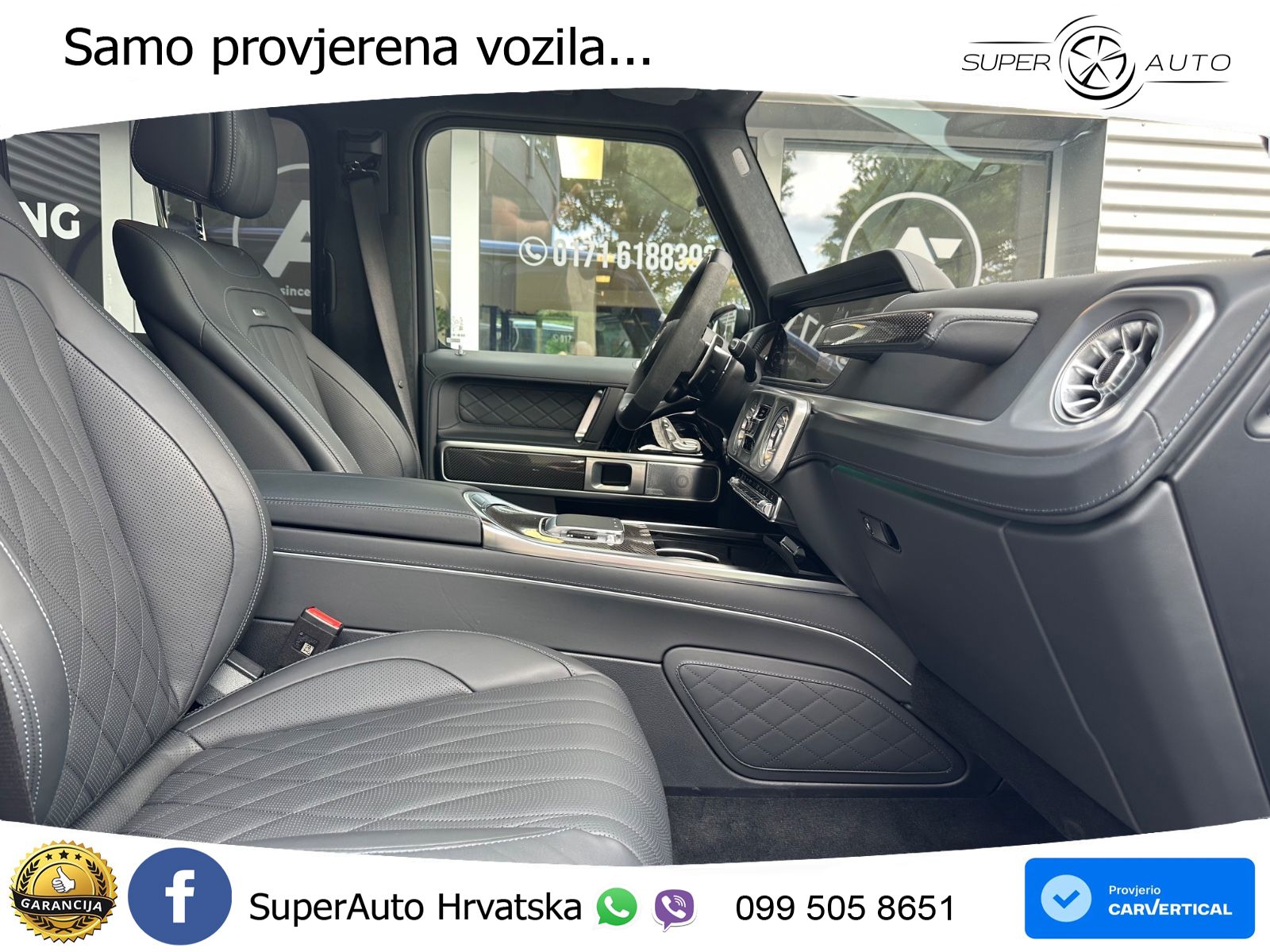 Mercedes AMG G 63 Long V8 (585 KS) 4MATIC 9G-TRONIC AMG SPEEDSHIFT TCT Manufaktur ZRAČNI+ACC+4xGR SJED+KAM