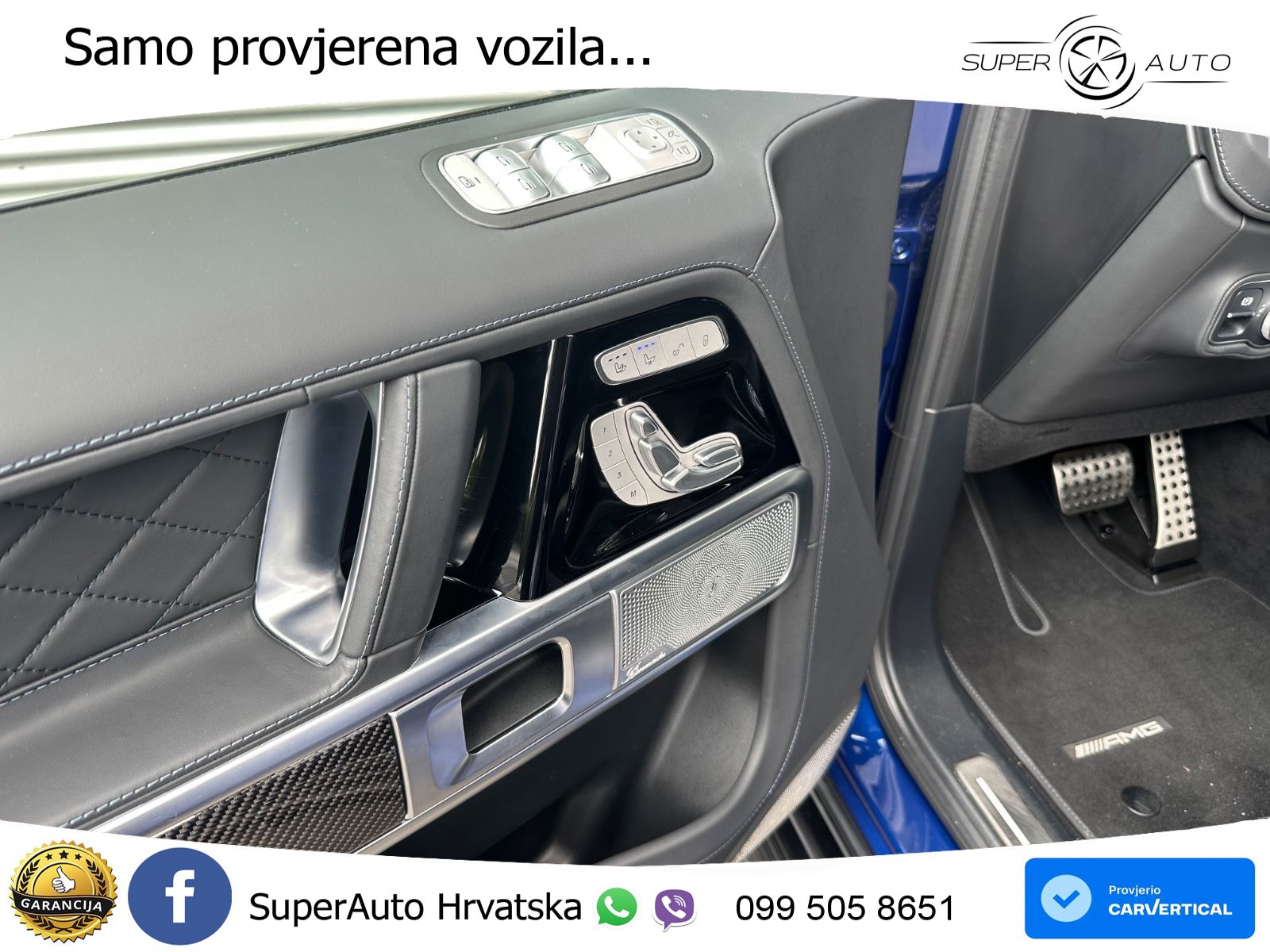 Mercedes AMG G 63 Long V8 (585 KS) 4MATIC 9G-TRONIC AMG SPEEDSHIFT TCT Manufaktur ZRAČNI+ACC+4xGR SJED+KAM