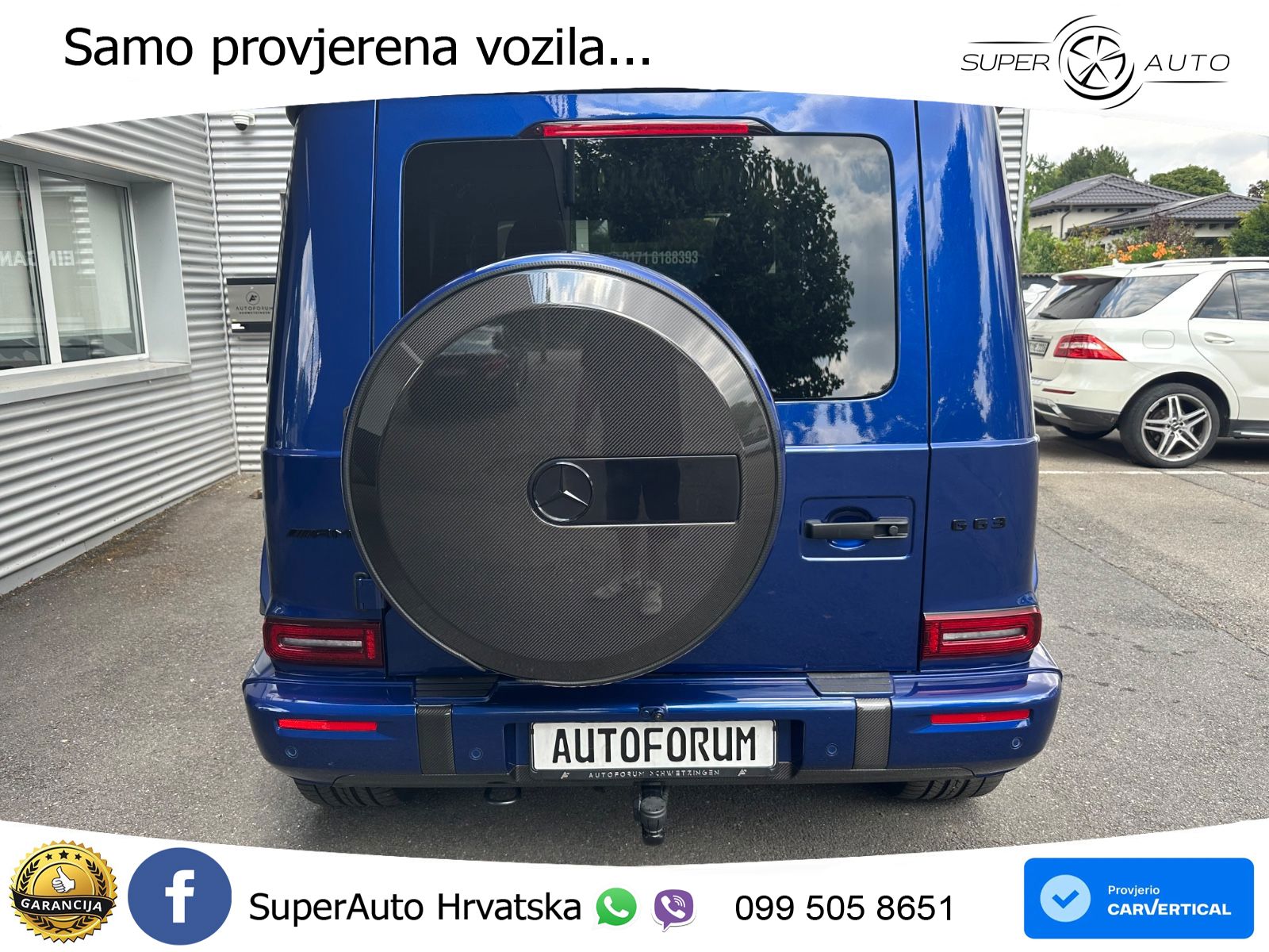 Mercedes AMG G 63 Long V8 (585 KS) 4MATIC 9G-TRONIC AMG SPEEDSHIFT TCT Manufaktur ZRAČNI+ACC+4xGR SJED+KAM