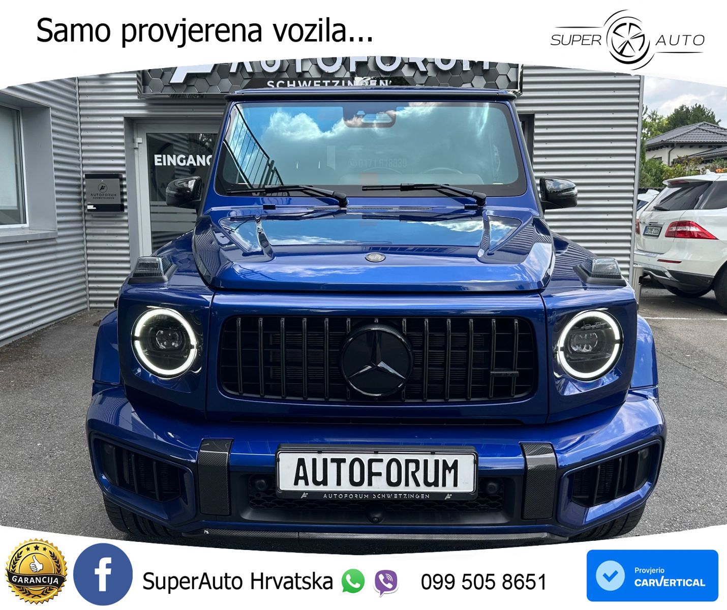 Mercedes AMG G 63 Long V8 (585 KS) 4MATIC 9G-TRONIC AMG SPEEDSHIFT TCT Manufaktur ZRAČNI+ACC+4xGR SJED+KAM