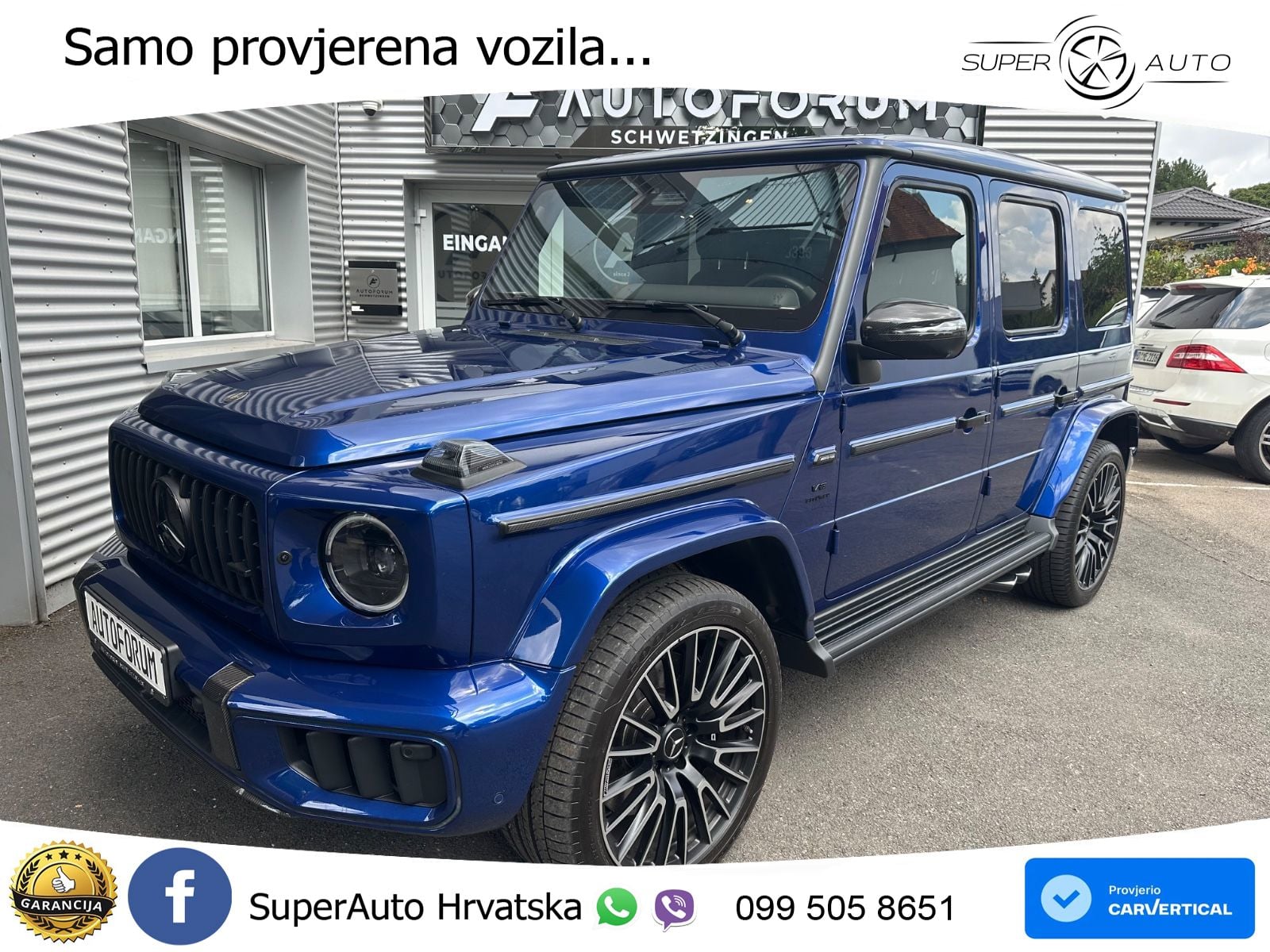 Mercedes AMG G 63 Long V8 (585 KS) 4MATIC 9G-TRONIC AMG SPEEDSHIFT TCT Manufaktur ZRAČNI+ACC+4xGR SJED+KAM