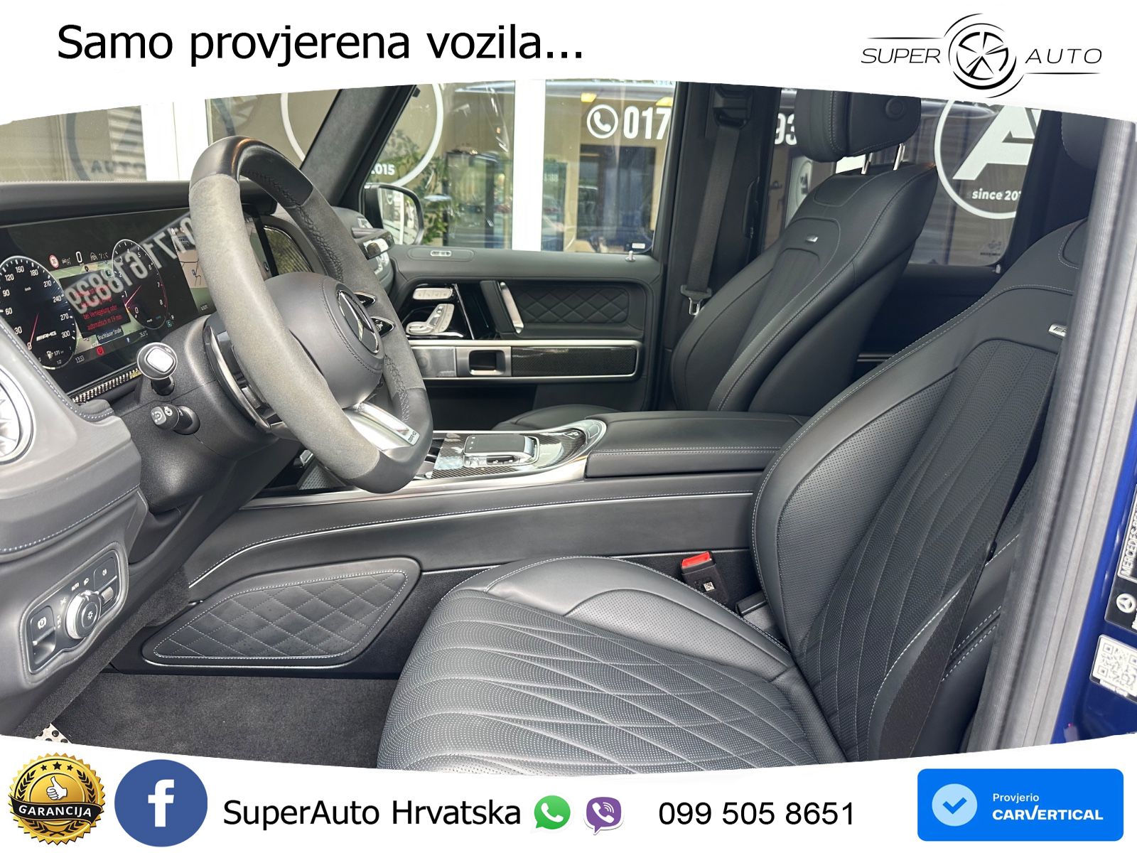 Mercedes AMG G 63 Long V8 (585 KS) 4MATIC 9G-TRONIC AMG SPEEDSHIFT TCT Manufaktur ZRAČNI+ACC+4xGR SJED+KAM