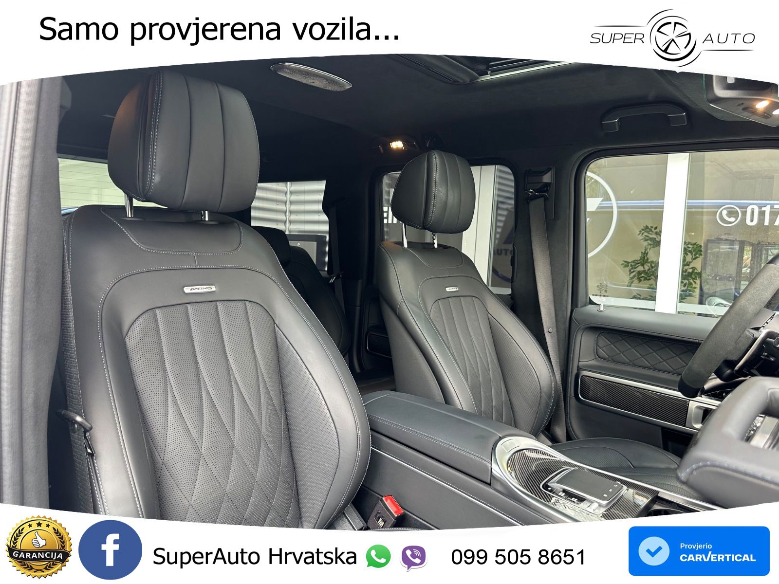 Mercedes AMG G 63 Long V8 (585 KS) 4MATIC 9G-TRONIC AMG SPEEDSHIFT TCT Manufaktur ZRAČNI+ACC+4xGR SJED+KAM