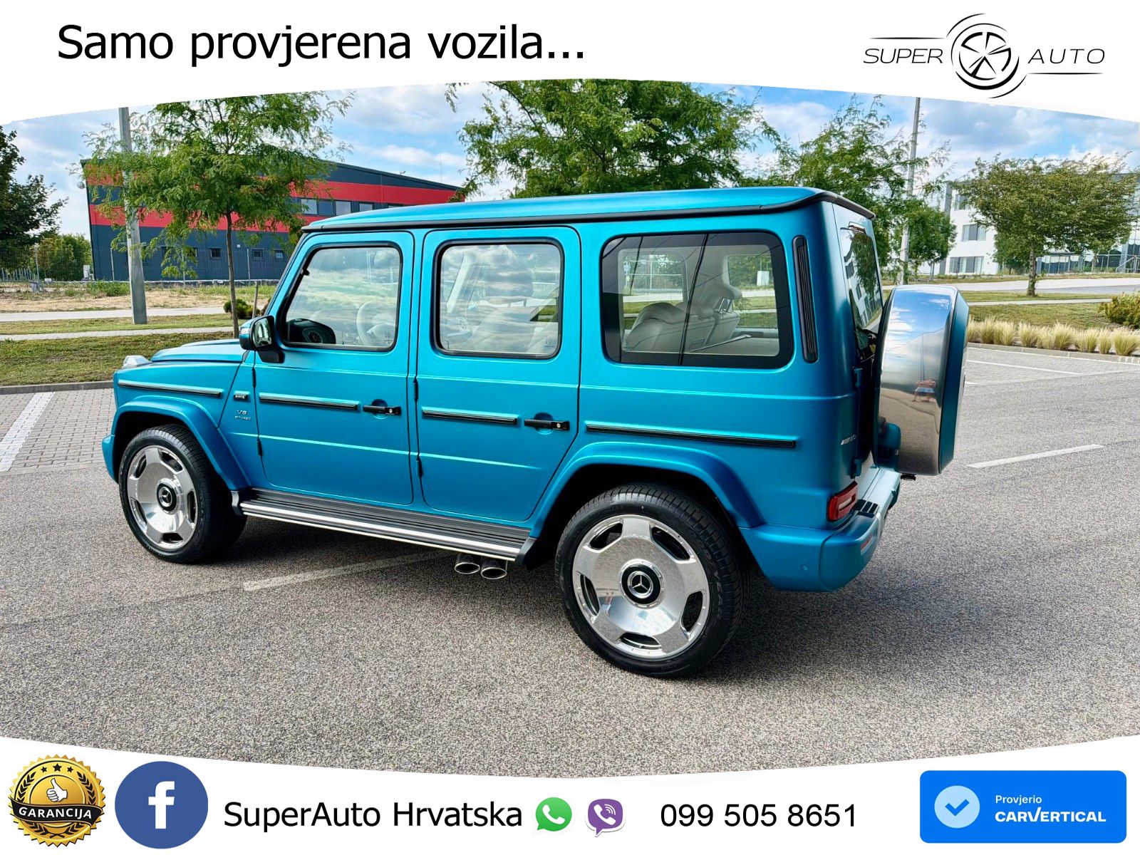 Mercedes AMG G 63 Long V8 (585 KS) 4MATIC 9G-TRONIC AMG SPEEDSHIFT TCT LED+GR SJED+ACC