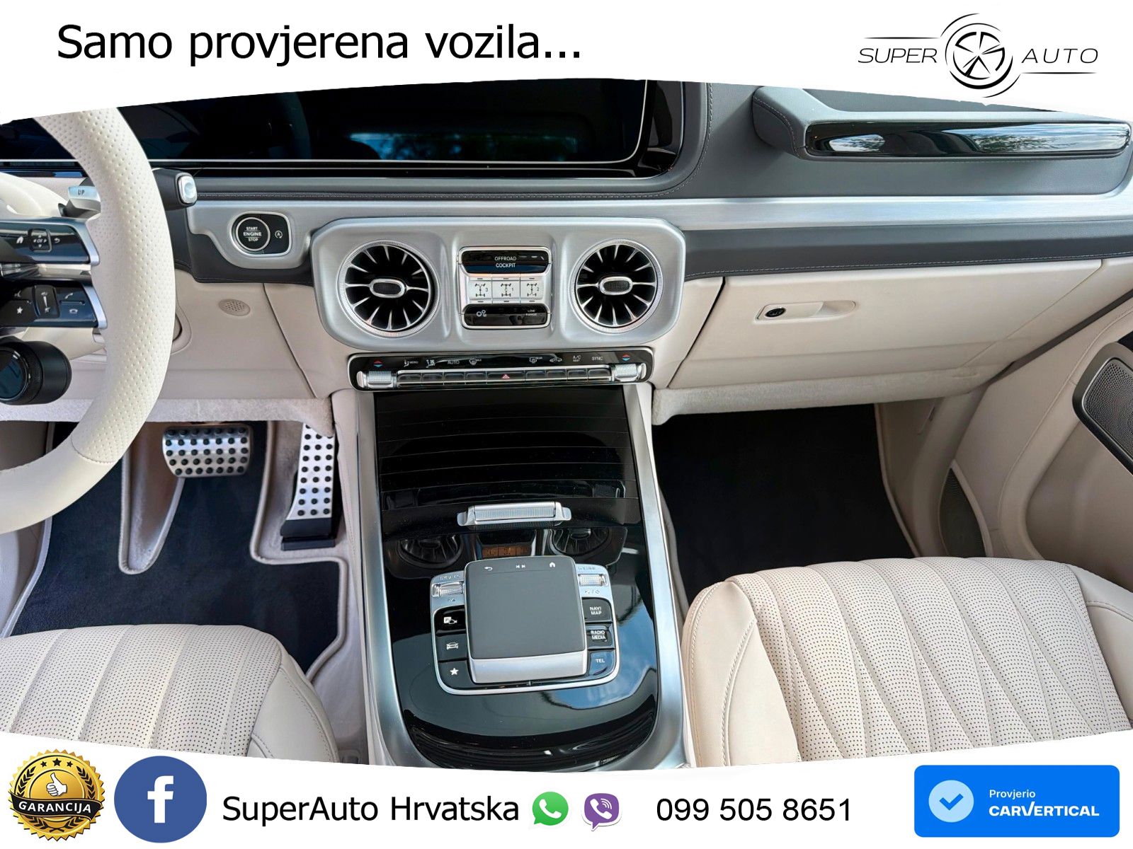 Mercedes AMG G 63 Long V8 (585 KS) 4MATIC 9G-TRONIC AMG SPEEDSHIFT TCT LED+GR SJED+ACC