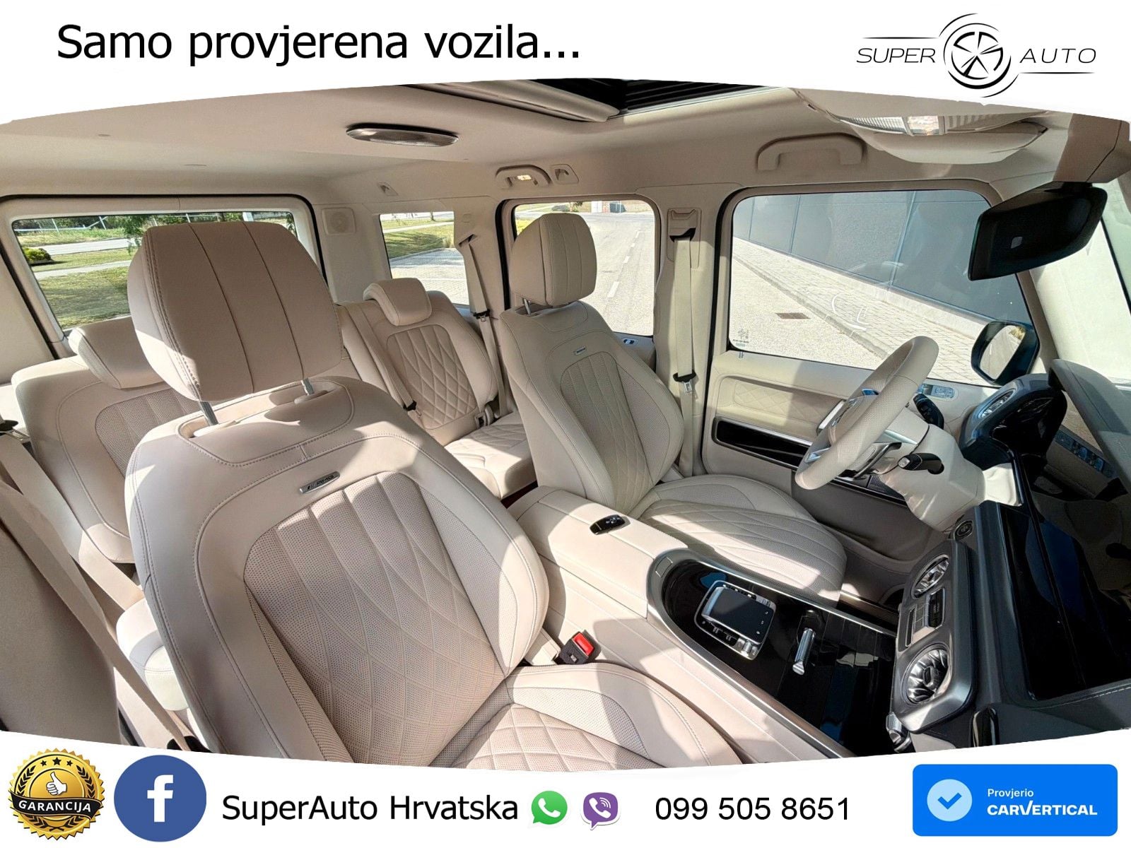 Mercedes AMG G 63 Long V8 (585 KS) 4MATIC 9G-TRONIC AMG SPEEDSHIFT TCT LED+GR SJED+ACC