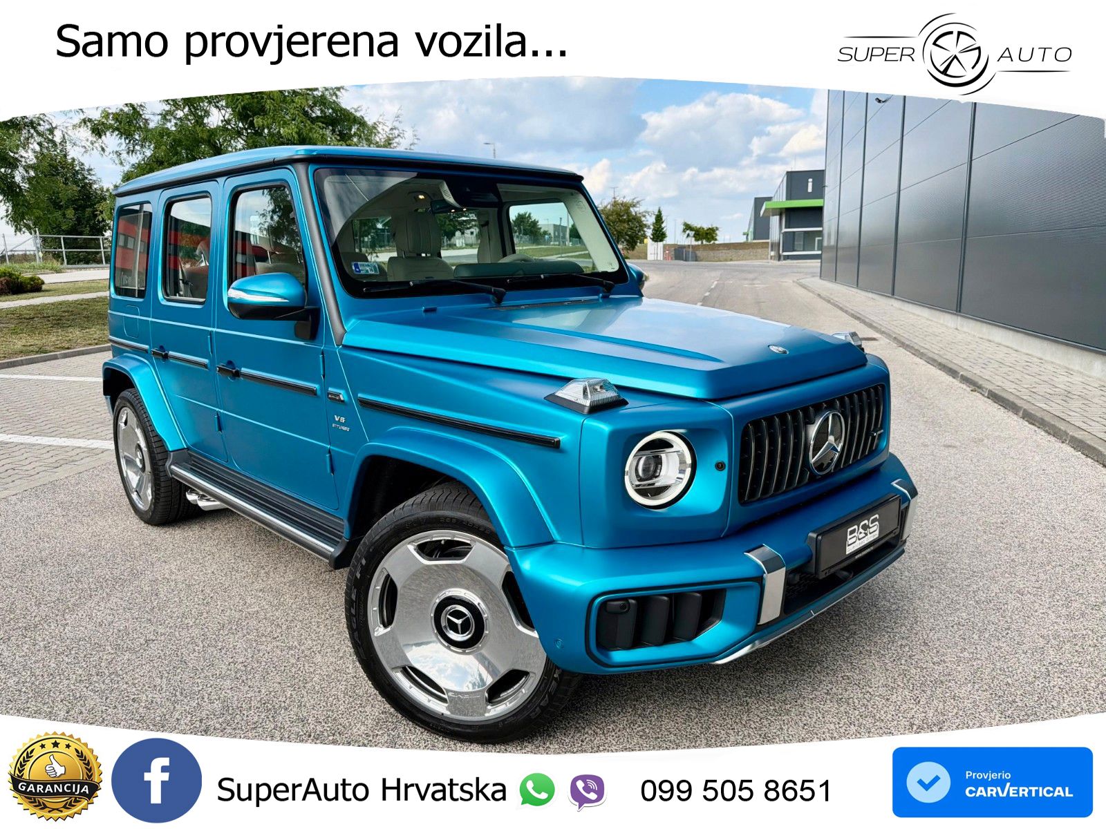 Mercedes AMG G 63 Long V8 (585 KS) 4MATIC 9G-TRONIC AMG SPEEDSHIFT TCT LED+GR SJED+ACC