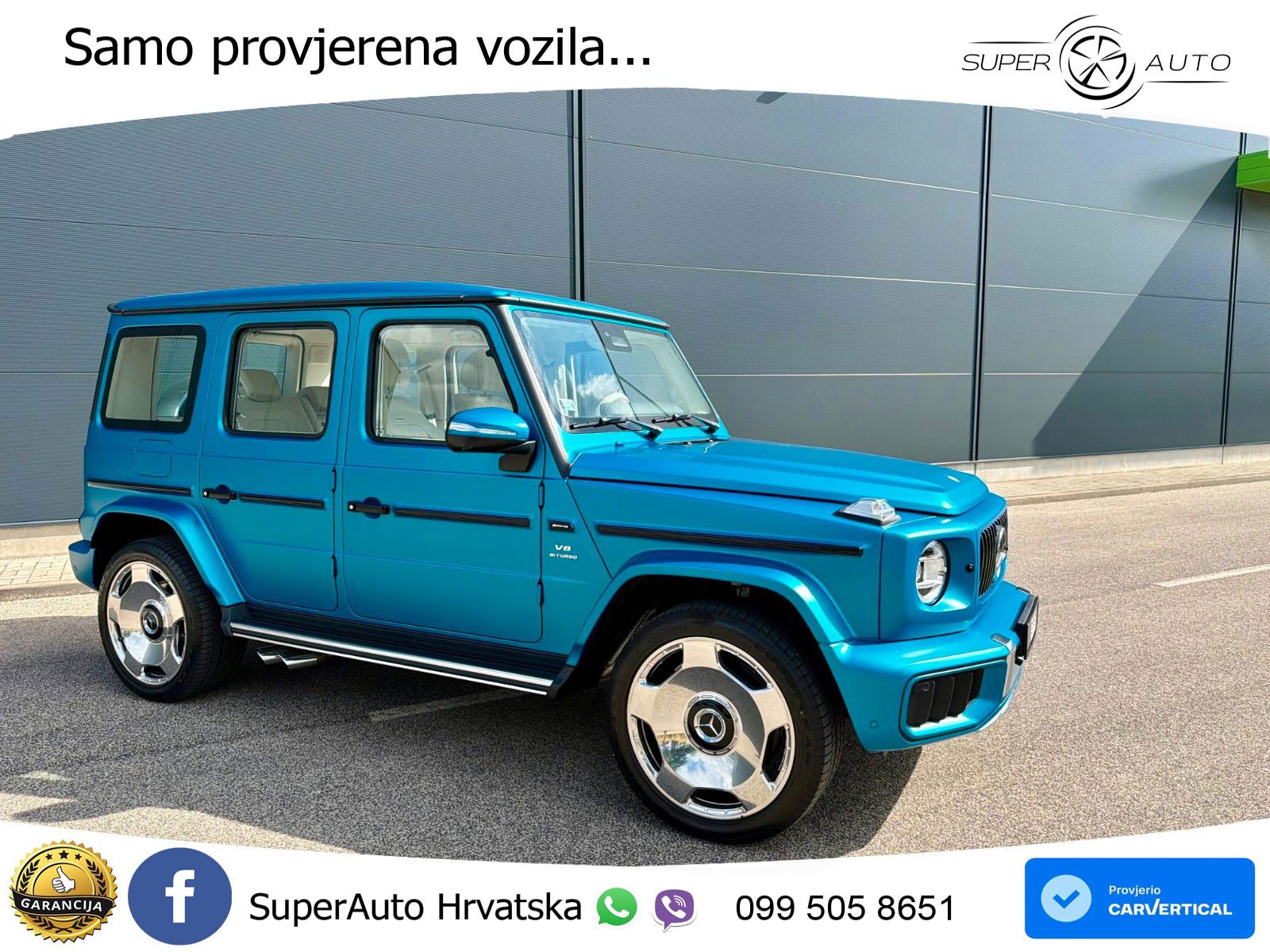 Mercedes AMG G 63 Long V8 (585 KS) 4MATIC 9G-TRONIC AMG SPEEDSHIFT TCT LED+GR SJED+ACC