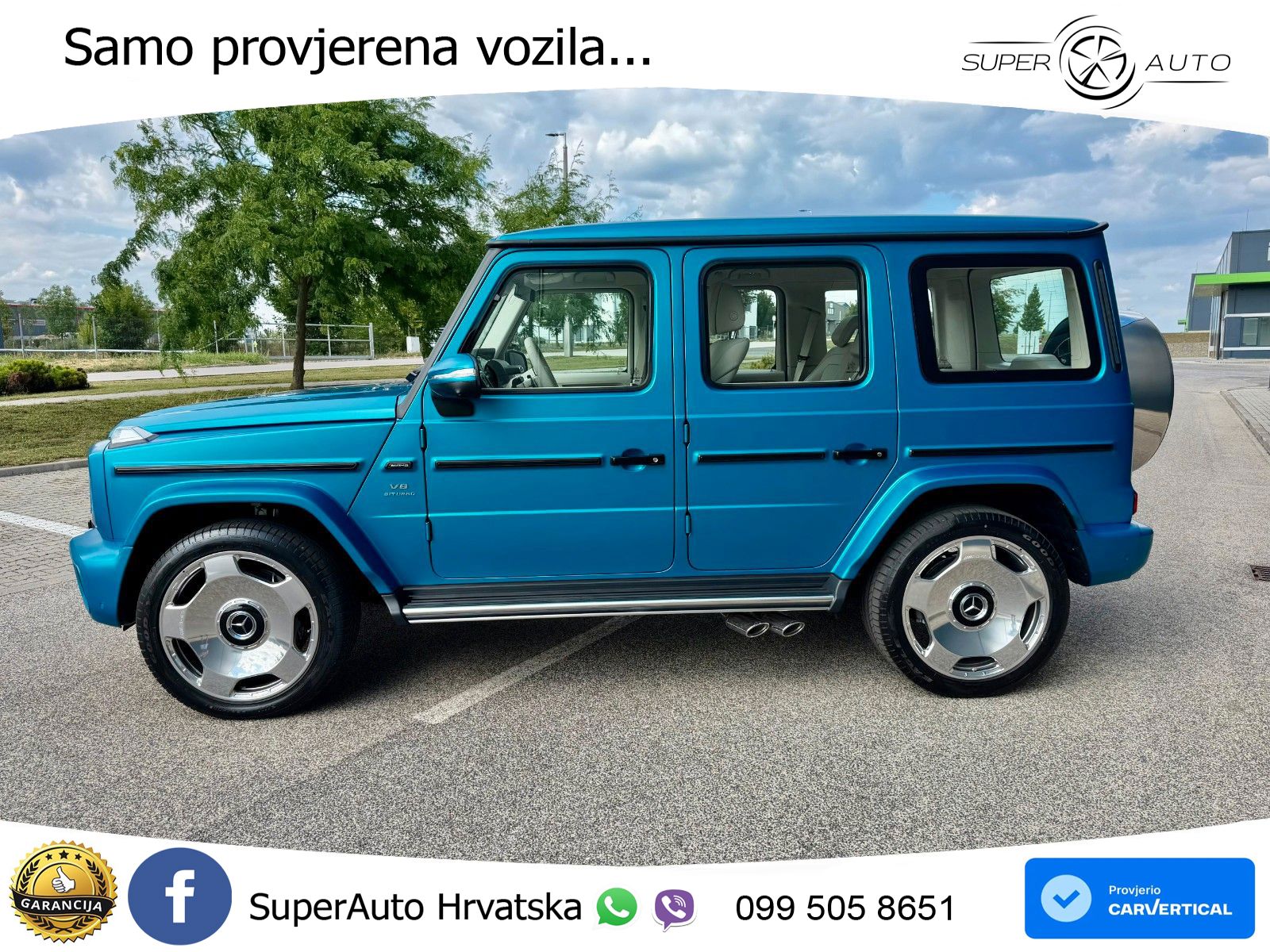 Mercedes AMG G 63 Long V8 (585 KS) 4MATIC 9G-TRONIC AMG SPEEDSHIFT TCT LED+GR SJED+ACC