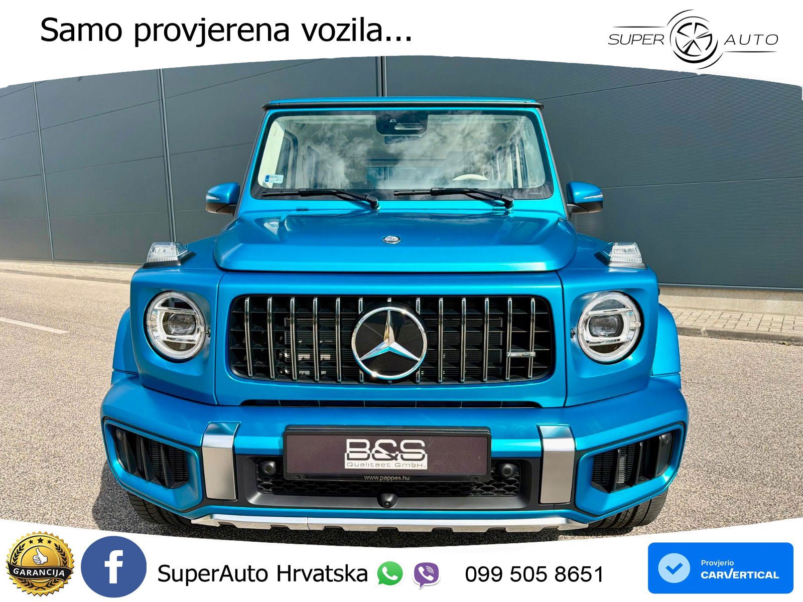 Mercedes AMG G 63 Long V8 (585 KS) 4MATIC 9G-TRONIC AMG SPEEDSHIFT TCT LED+GR SJED+ACC