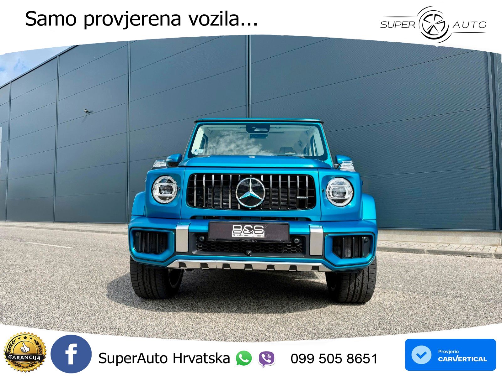 Mercedes AMG G 63 Long V8 (585 KS) 4MATIC 9G-TRONIC AMG SPEEDSHIFT TCT LED+GR SJED+ACC