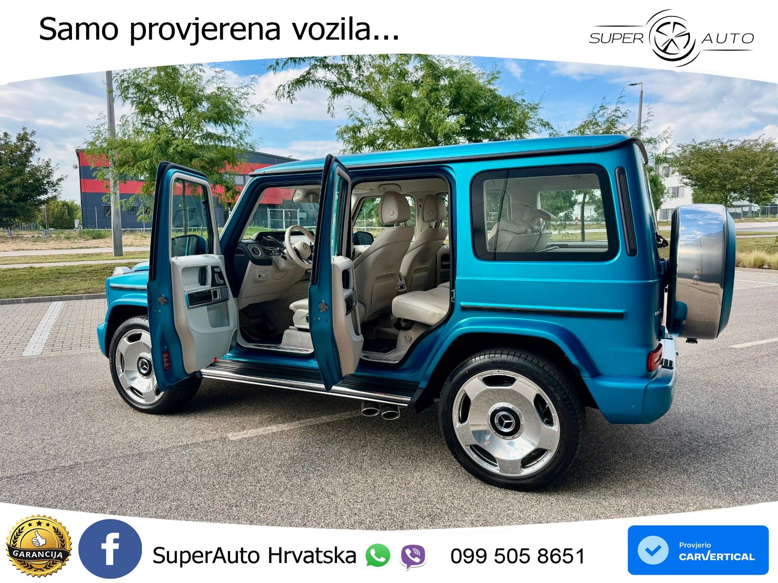 Mercedes AMG G 63 Long V8 (585 KS) 4MATIC 9G-TRONIC AMG SPEEDSHIFT TCT LED+GR SJED+ACC