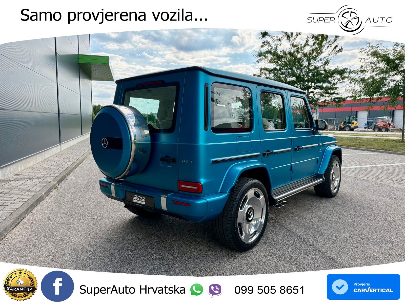 Mercedes AMG G 63 Long V8 (585 KS) 4MATIC 9G-TRONIC AMG SPEEDSHIFT TCT LED+GR SJED+ACC