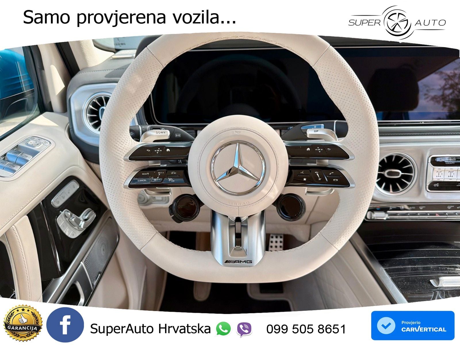 Mercedes AMG G 63 Long V8 (585 KS) 4MATIC 9G-TRONIC AMG SPEEDSHIFT TCT LED+GR SJED+ACC