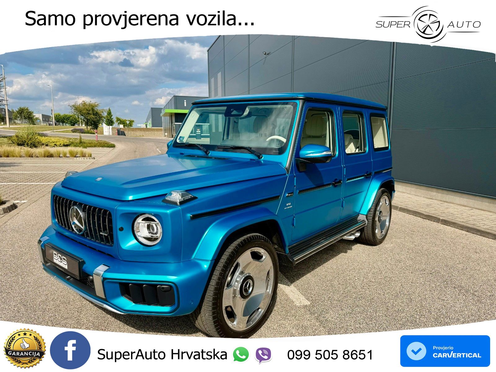 Mercedes AMG G 63 Long V8 (585 KS) 4MATIC 9G-TRONIC AMG SPEEDSHIFT TCT LED+GR SJED+ACC