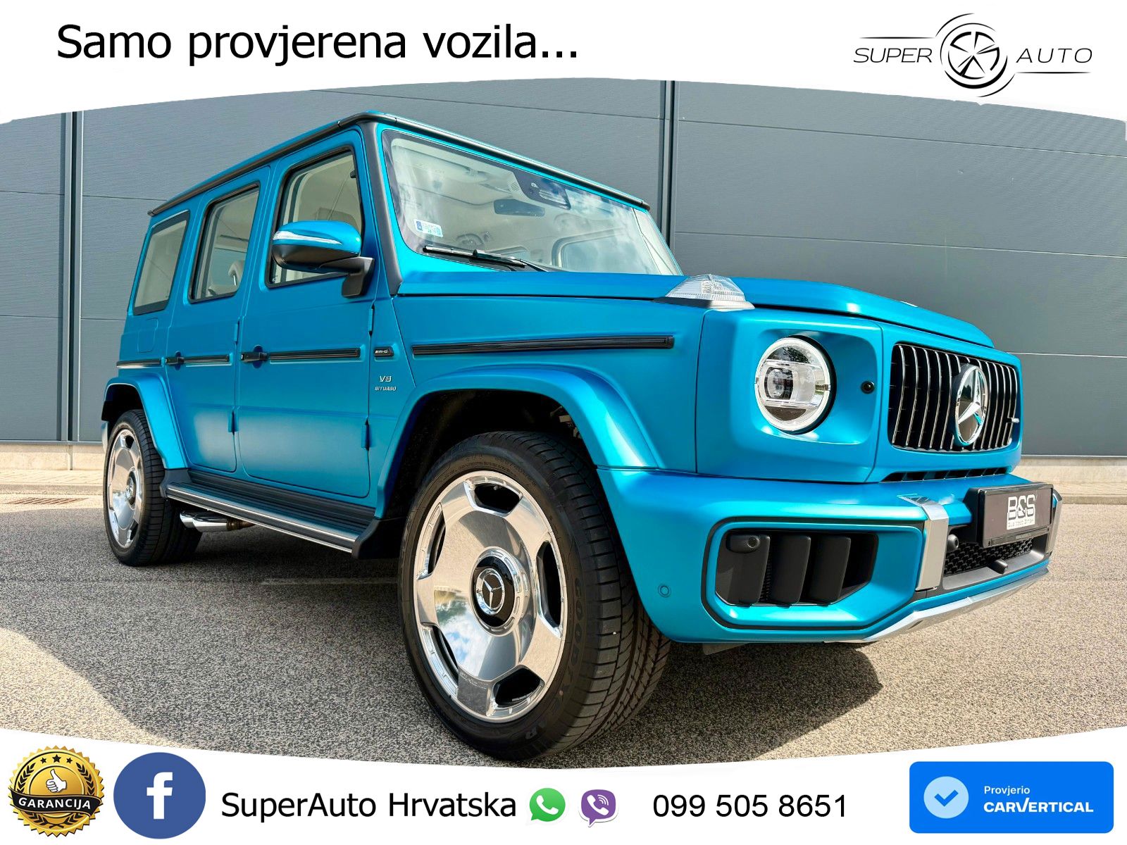 Mercedes AMG G 63 Long V8 (585 KS) 4MATIC 9G-TRONIC AMG SPEEDSHIFT TCT LED+GR SJED+ACC