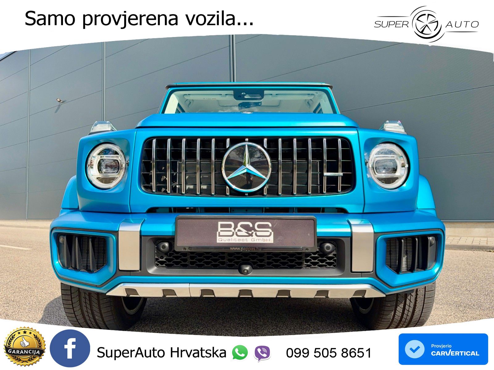 Mercedes AMG G 63 Long V8 (585 KS) 4MATIC 9G-TRONIC AMG SPEEDSHIFT TCT LED+GR SJED+ACC
