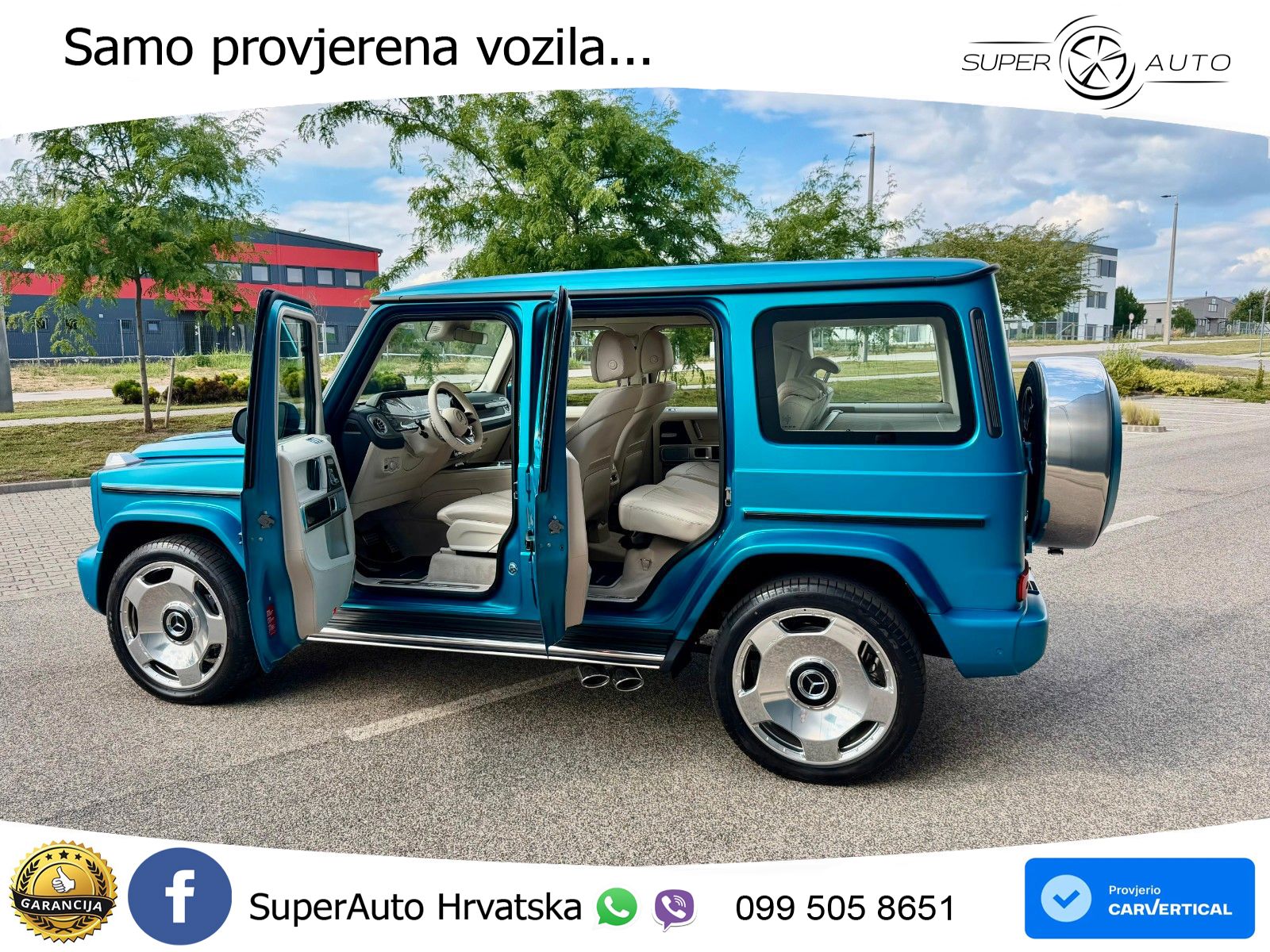 Mercedes AMG G 63 Long V8 (585 KS) 4MATIC 9G-TRONIC AMG SPEEDSHIFT TCT LED+GR SJED+ACC