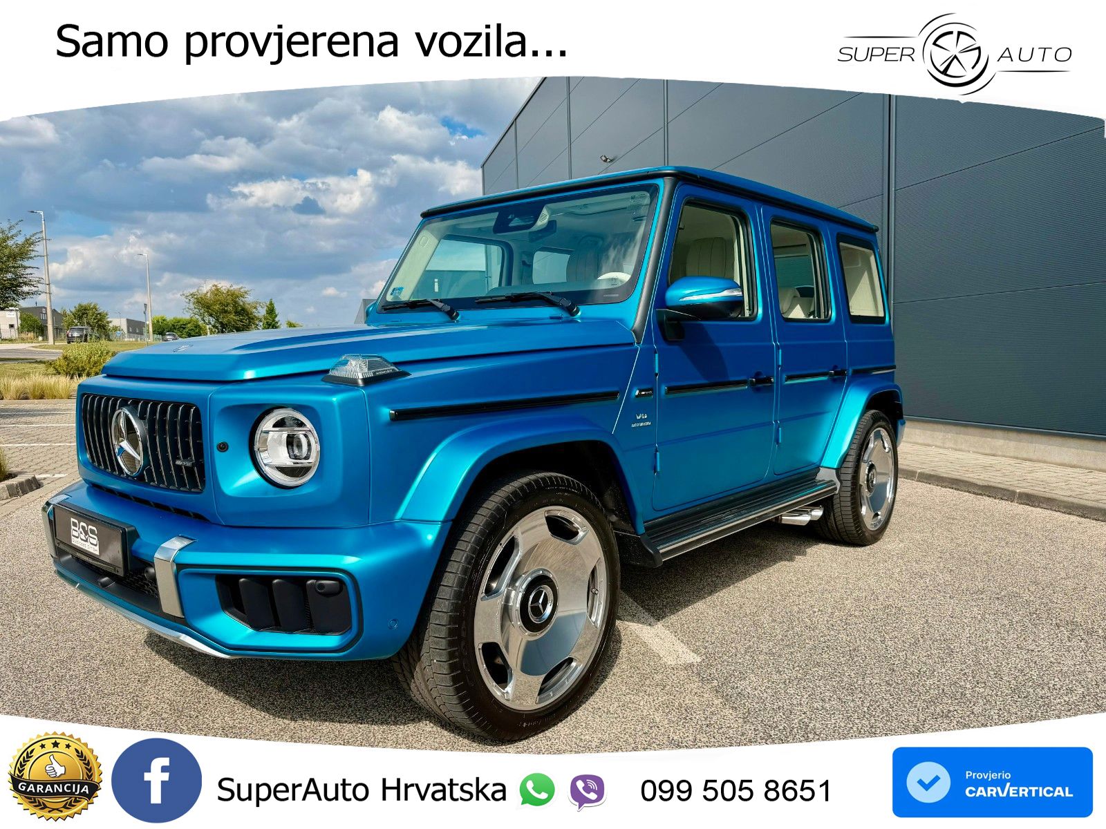 Mercedes AMG G 63 Long V8 (585 KS) 4MATIC 9G-TRONIC AMG SPEEDSHIFT TCT LED+GR SJED+ACC