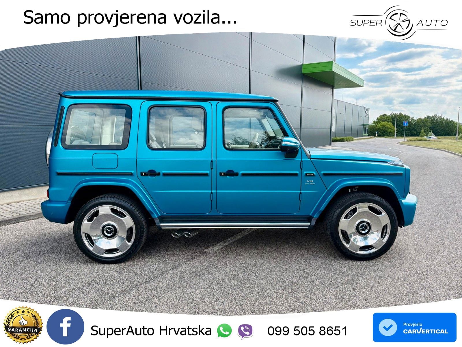 Mercedes AMG G 63 Long V8 (585 KS) 4MATIC 9G-TRONIC AMG SPEEDSHIFT TCT LED+GR SJED+ACC