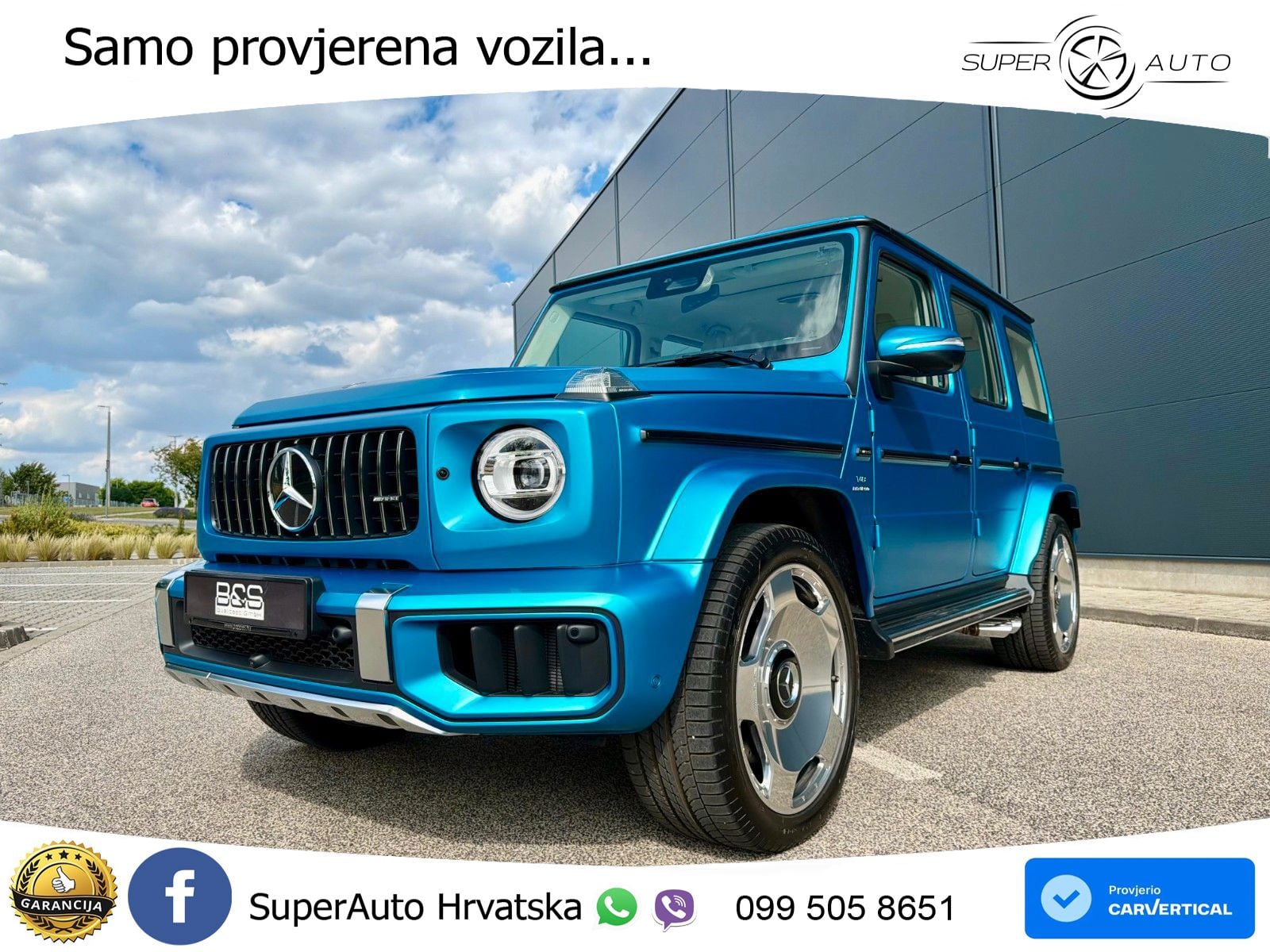 Mercedes AMG G 63 Long V8 (585 KS) 4MATIC 9G-TRONIC AMG SPEEDSHIFT TCT LED+GR SJED+ACC