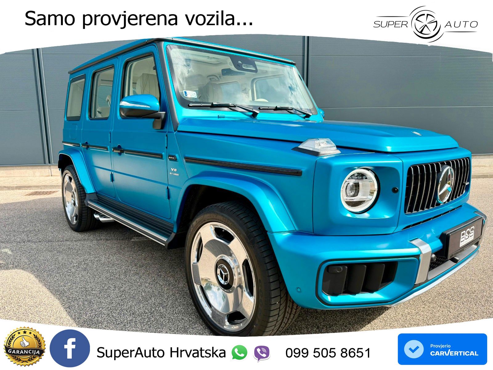 Mercedes AMG G 63 Long V8 (585 KS) 4MATIC 9G-TRONIC AMG SPEEDSHIFT TCT LED+GR SJED+ACC