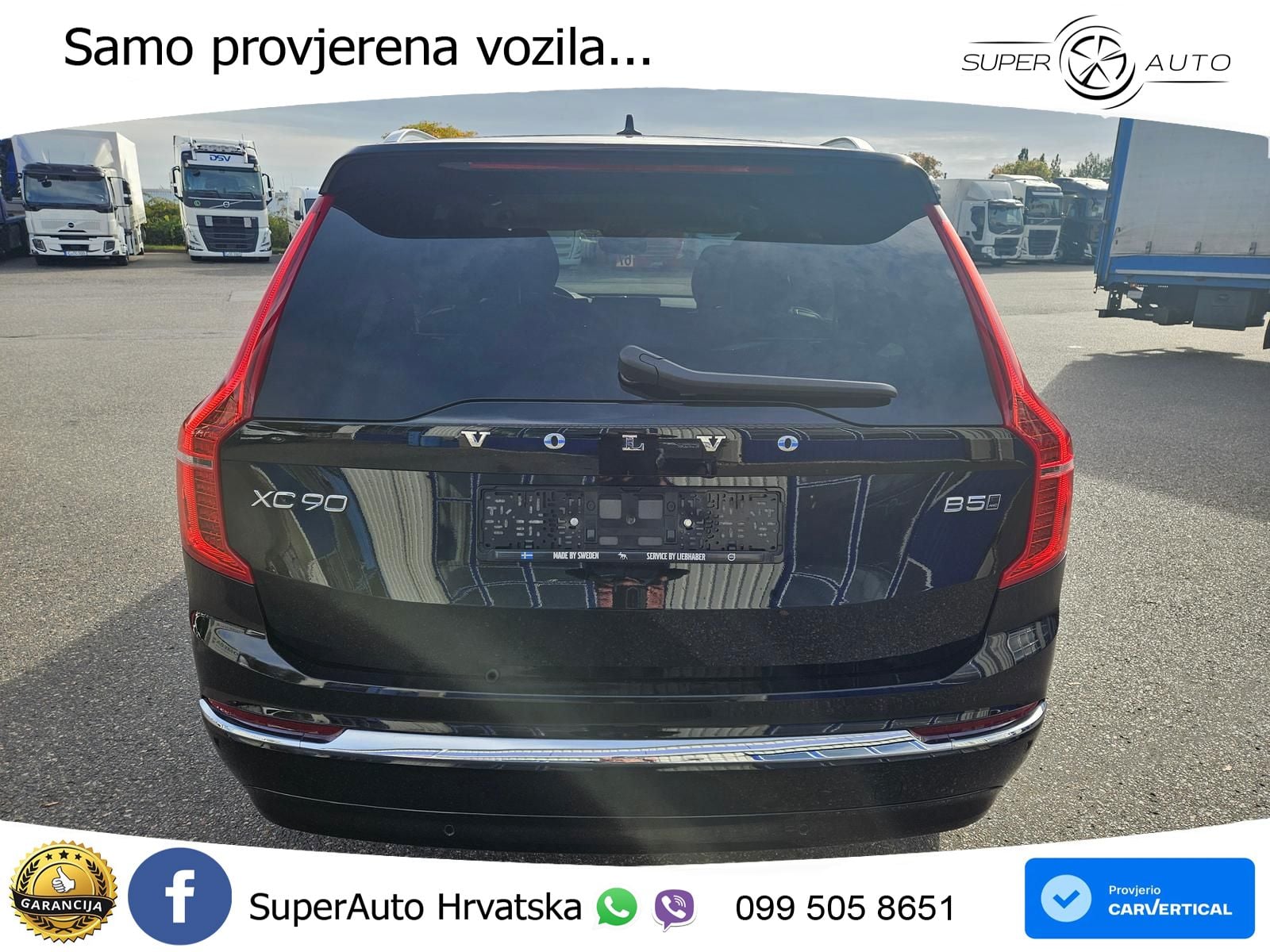 Volvo XC90 2.0 B5 Diesel AWD Automatic ACC+GR SJED+360+PANO