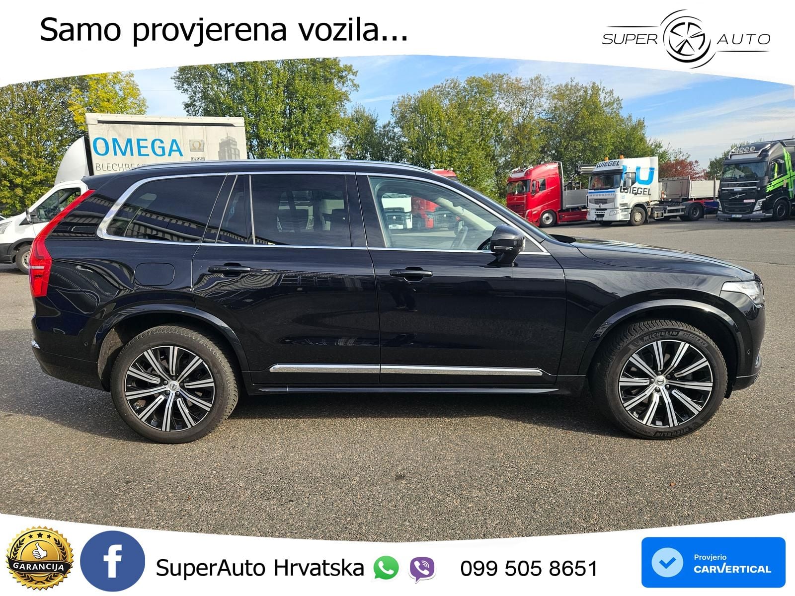Volvo XC90 2.0 B5 Diesel AWD Automatic ACC+GR SJED+360+PANO