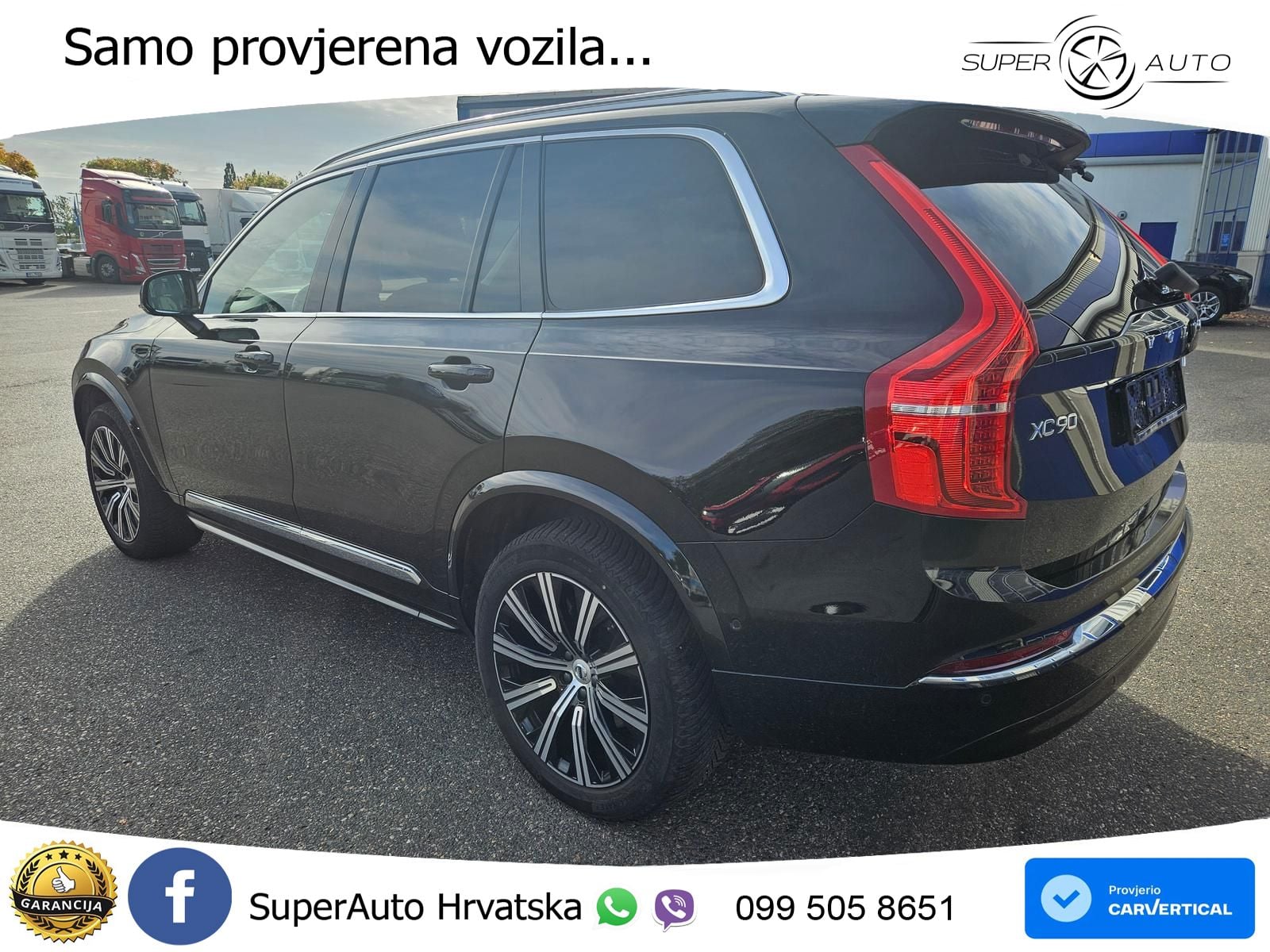Volvo XC90 2.0 B5 Diesel AWD Automatic ACC+GR SJED+360+PANO