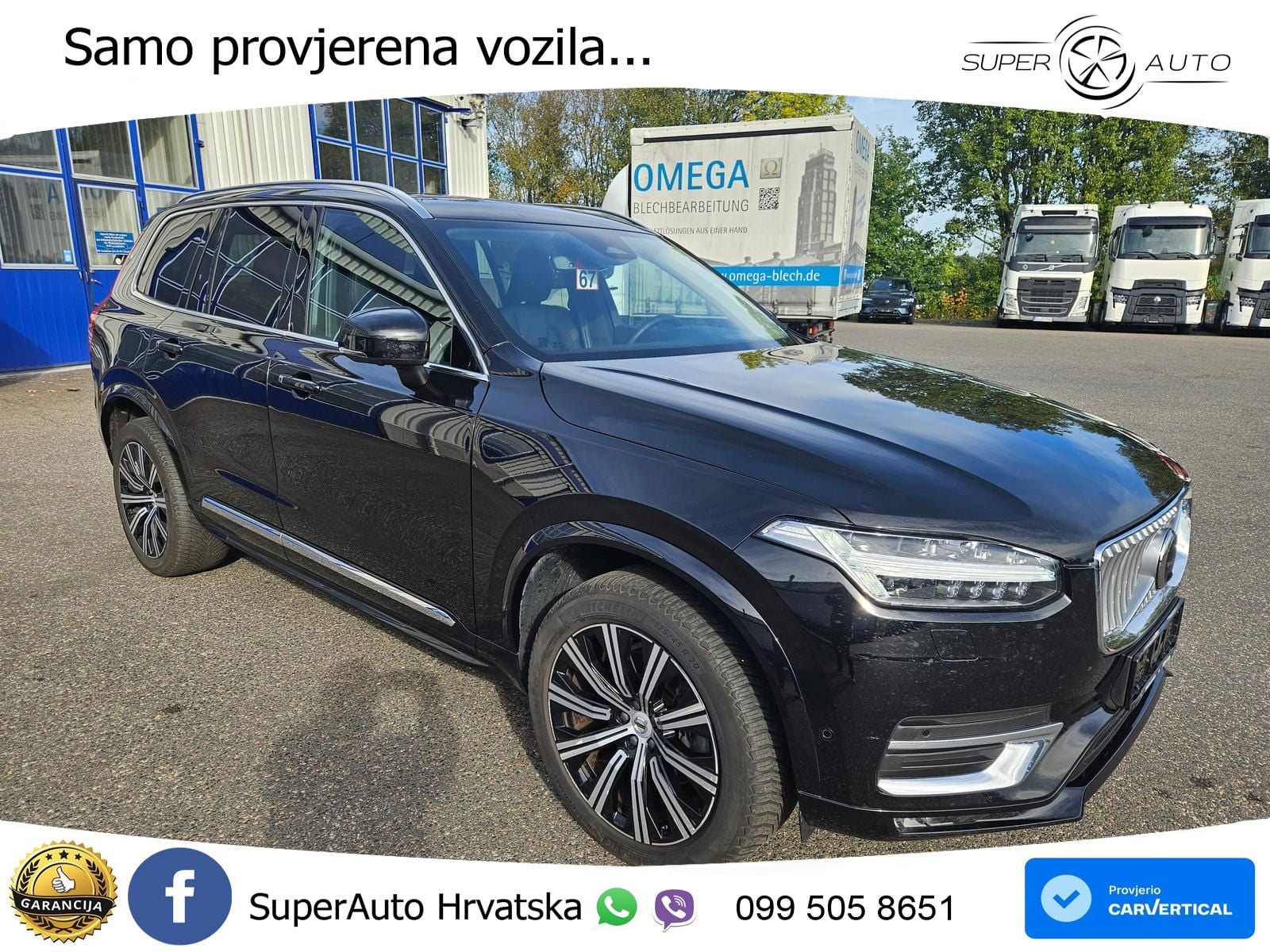 Volvo XC90 2.0 B5 Diesel AWD Automatic ACC+GR SJED+360+PANO